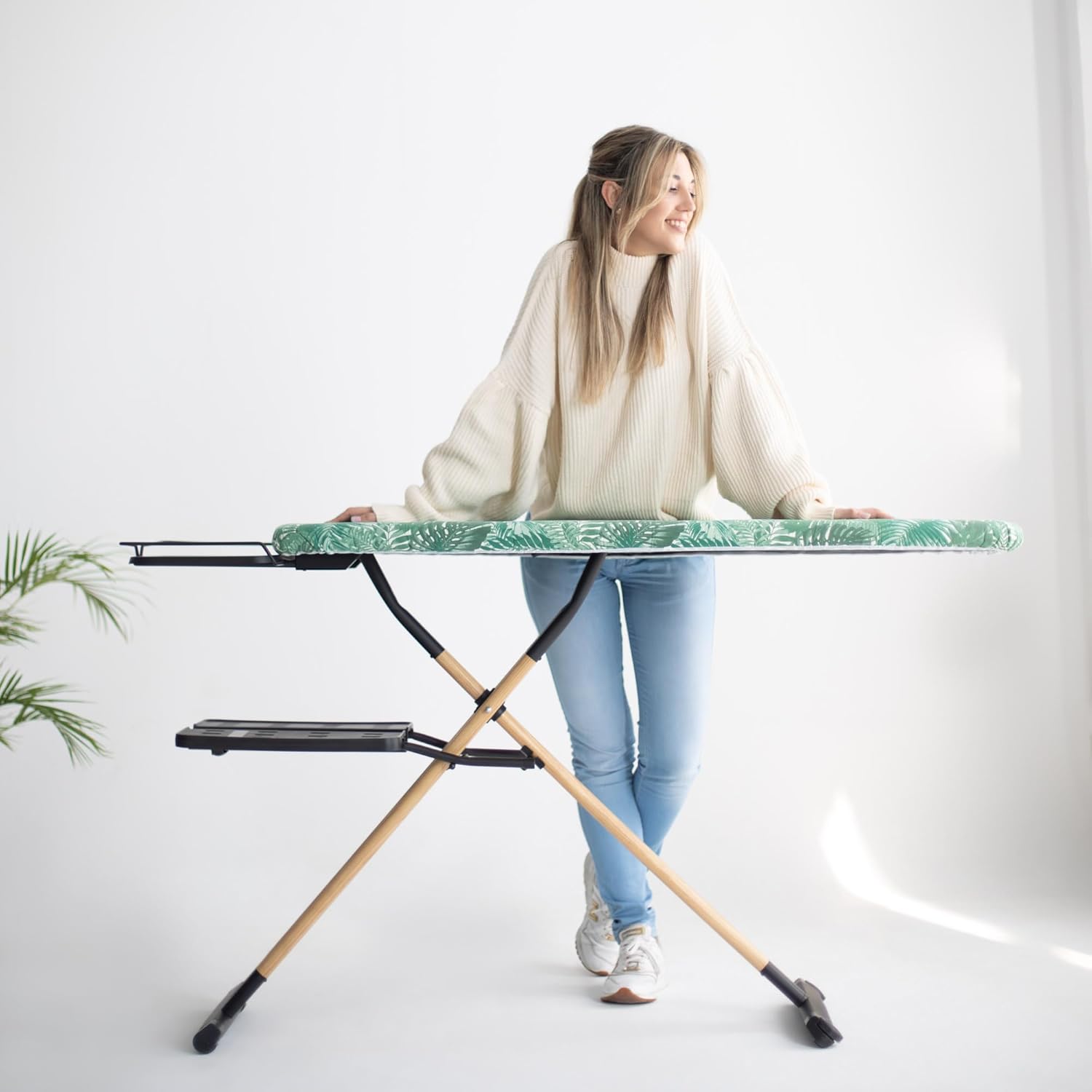 Asse da stiro GoldWoodVIP 130x47 cm, Altezza 98 cm - immagine 6