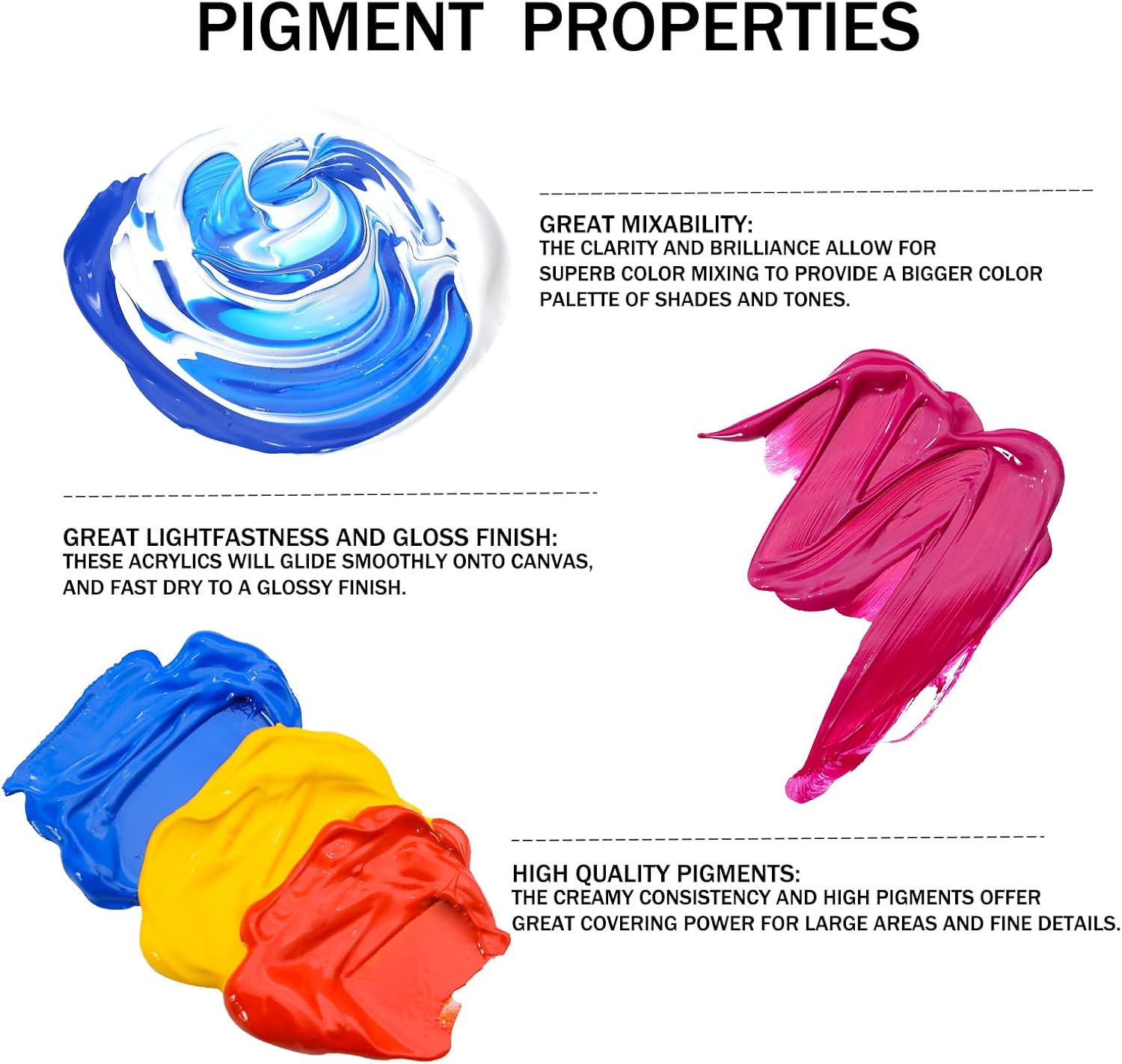 Artecho Vernice Acrilica per Arte 12 Colori 500ml - immagine 4