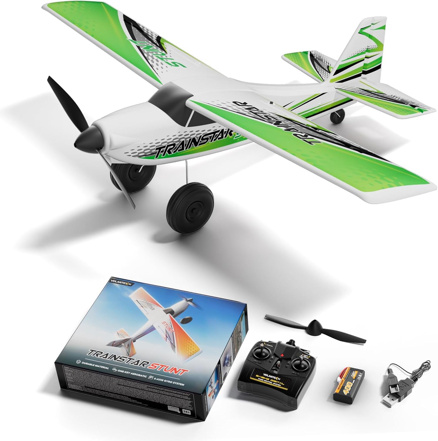 volantexrc Aereo RC 500mm 4CH con Giroscopio 6 Assi - immagine 1