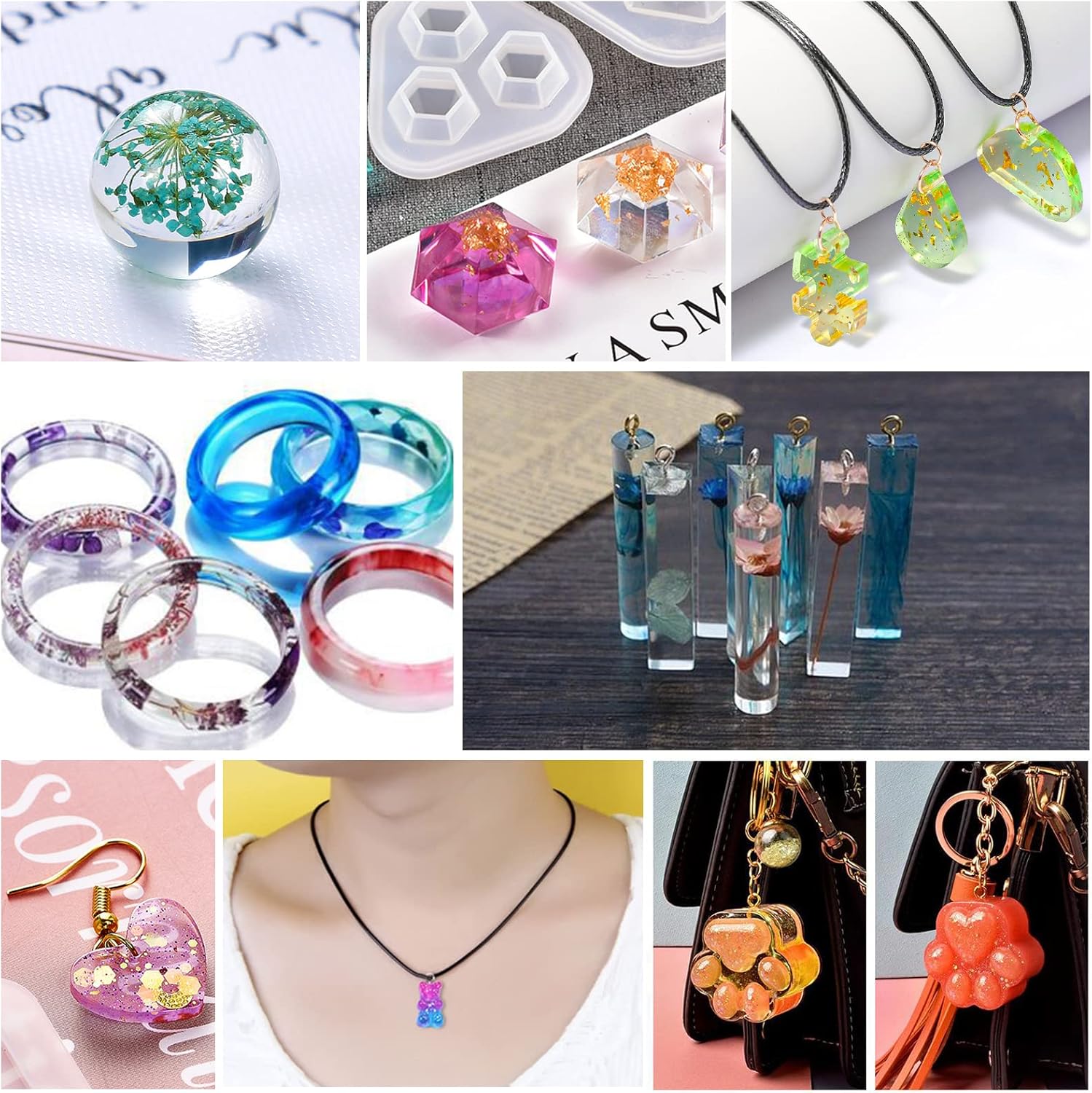 Jotol Stampi in Silicone Resina Epossidica 320pcs Set - immagine 2