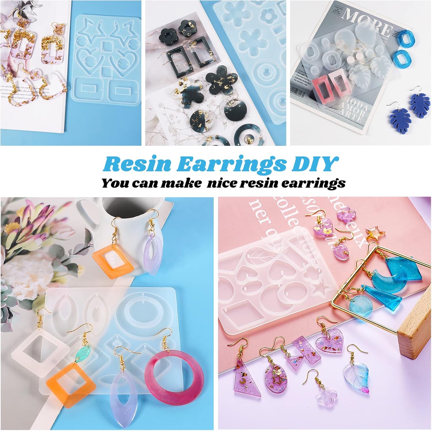 Jotol Stampi in Silicone Resina Epossidica 320pcs Set - immagine 3