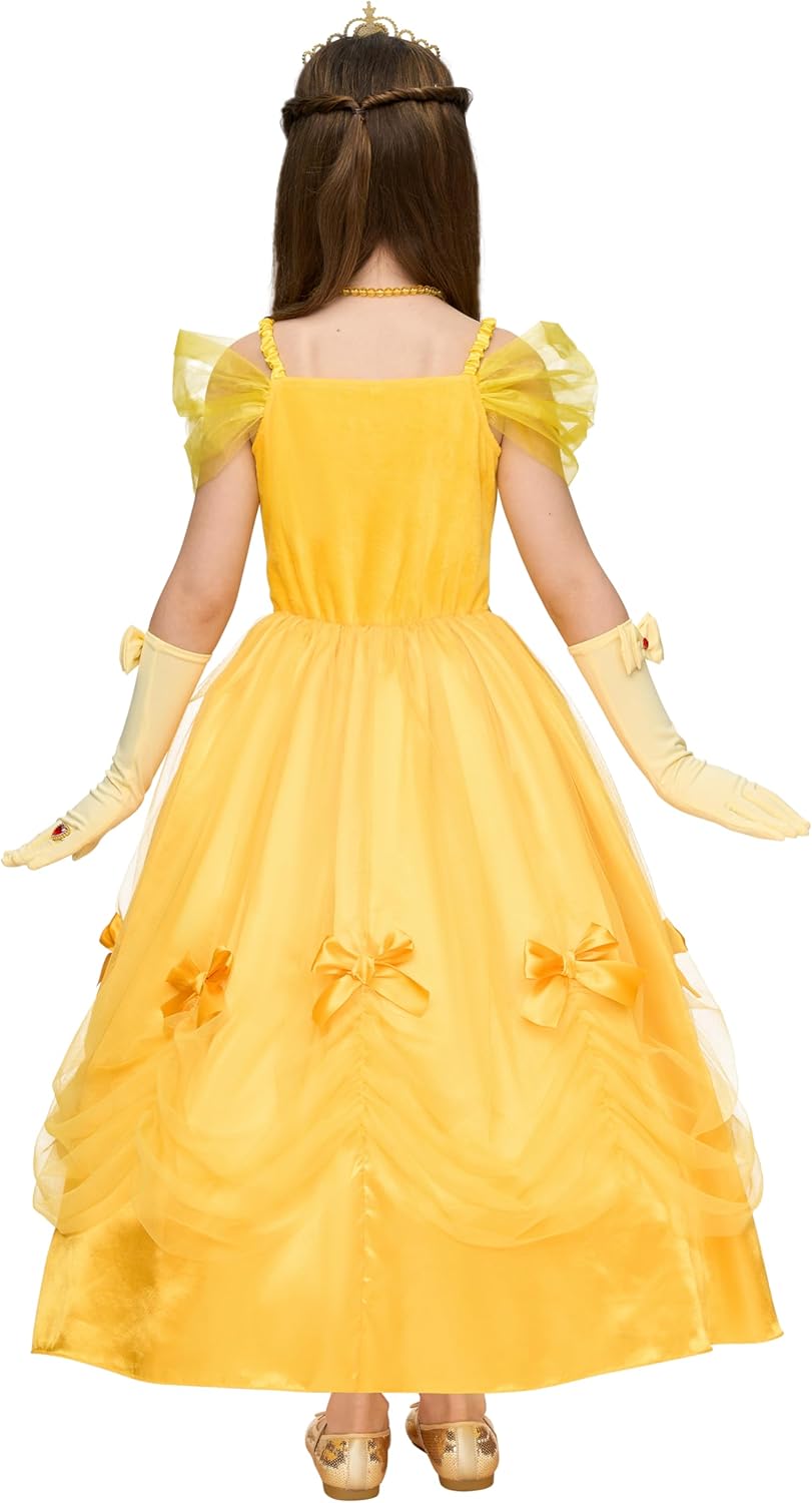 Spooktacular Creations Vestito Principessa Giallo 7 PCS - immagine 4