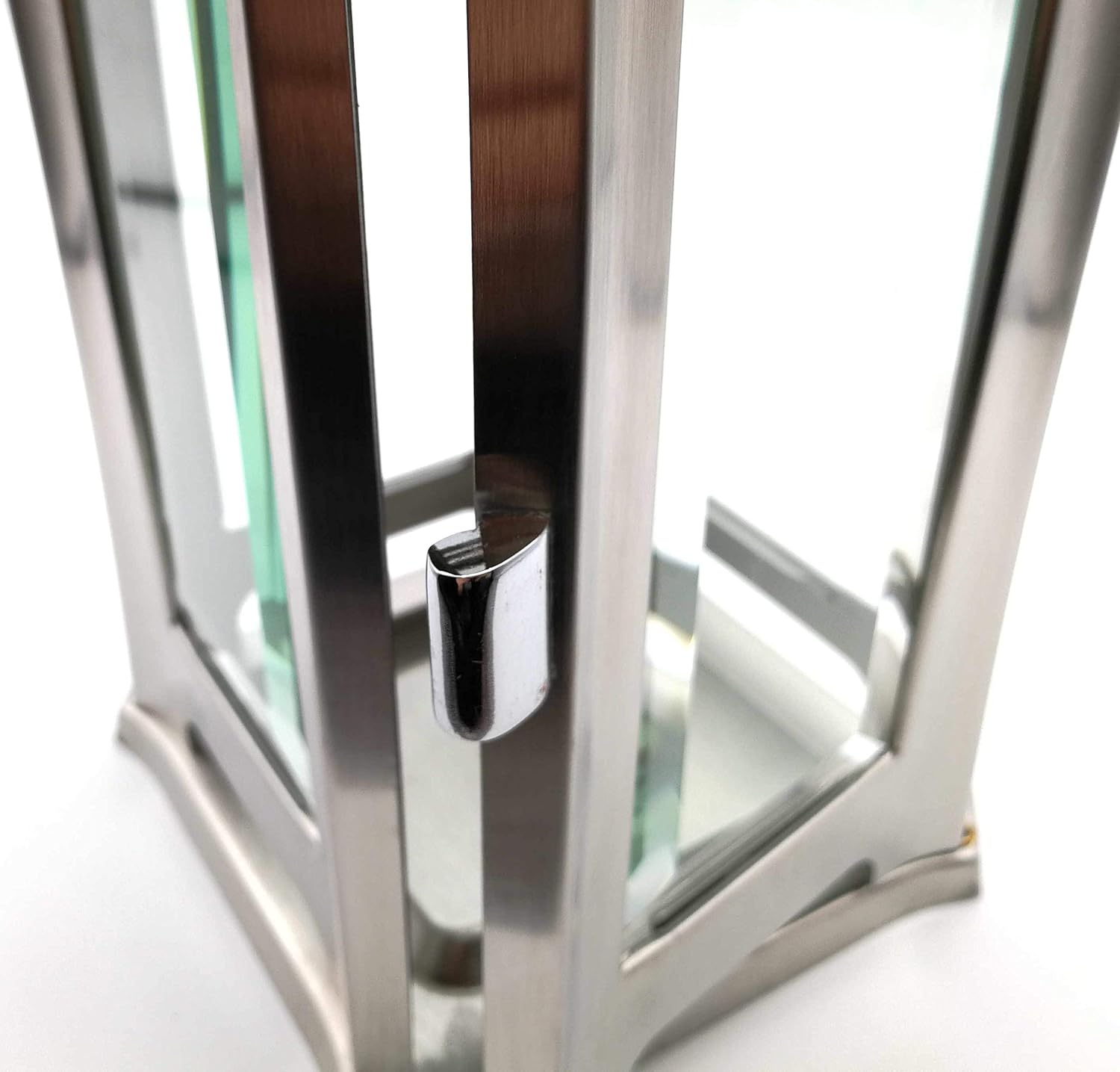 Lanterna Funeraria Inox con Luce LED 24cm - immagine 4