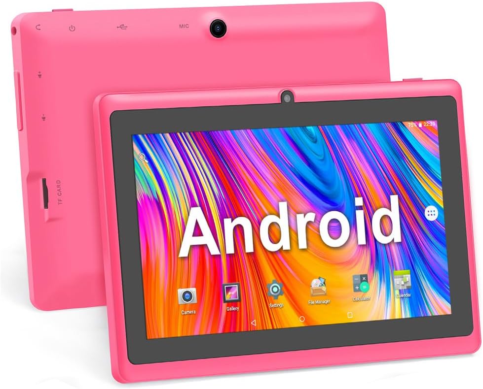 Haehne Tablet PC 7 Pollici Android 5.0, Rosa - immagine 1