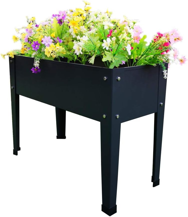 Chicreat Fioriera Rialzata 60x27x45 cm - Set da 3 - immagine 5