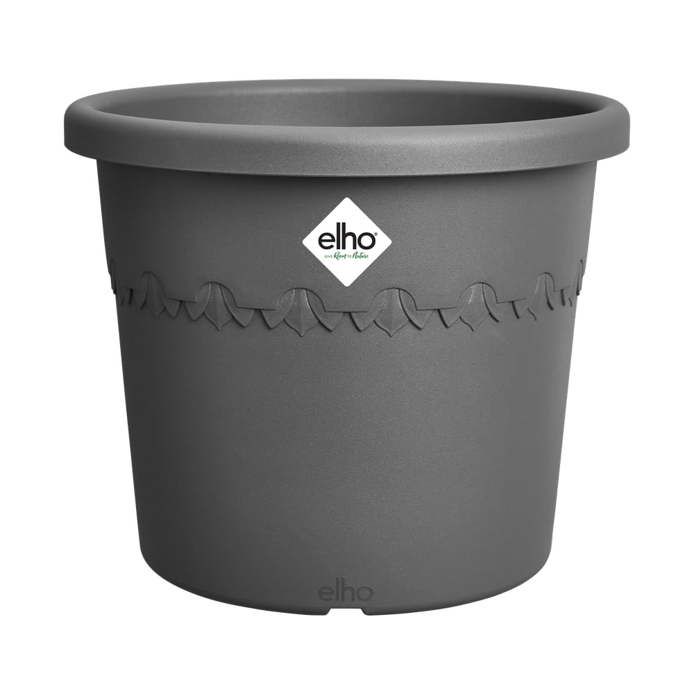 Elho Algarve Cilindro 58 - Vaso - Nero - Esterno - Ø 58 x H 48 cm