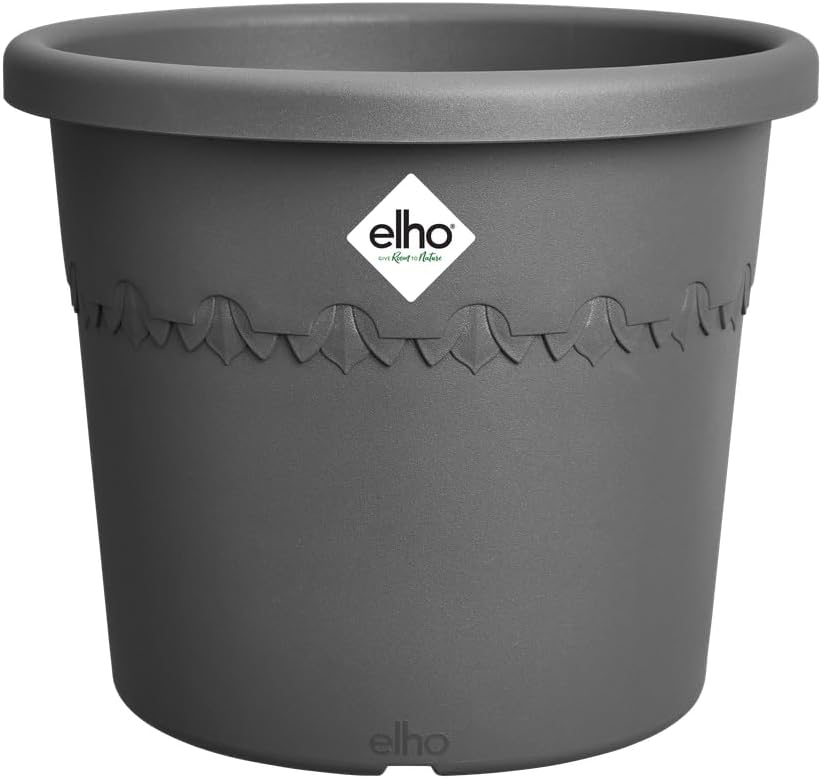 Elho Algarve Cilindro 58 - Vaso - Nero - Esterno - Ø 58 x H 48 cm - immagine 1