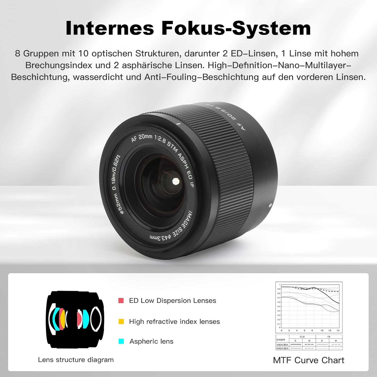 Viltrox 20mm f2.8 FE - Obiettivo AF Full Frame e-Mount - immagine 7