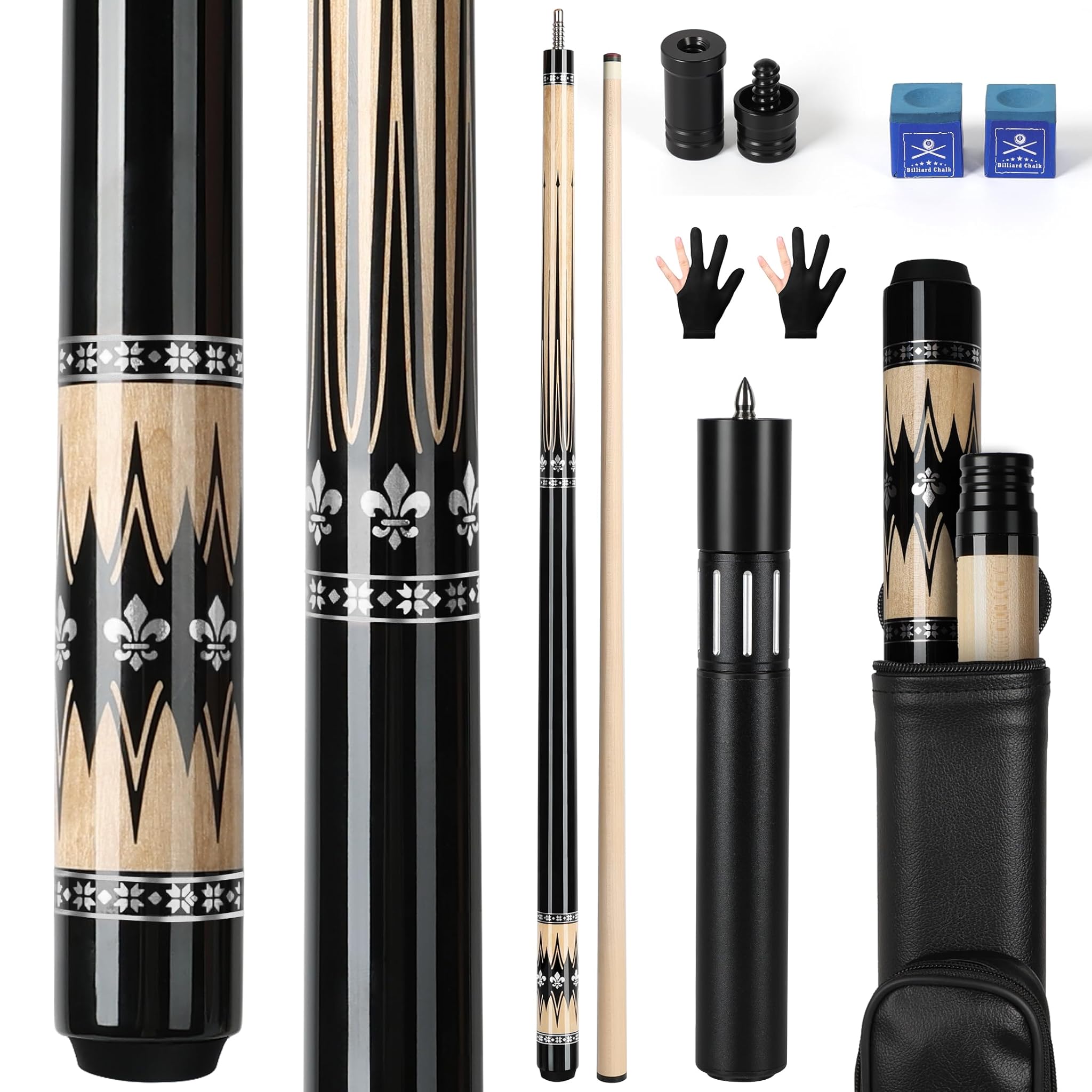 AKLOT Stecca da Biliardo Professionale in Acero Canadese