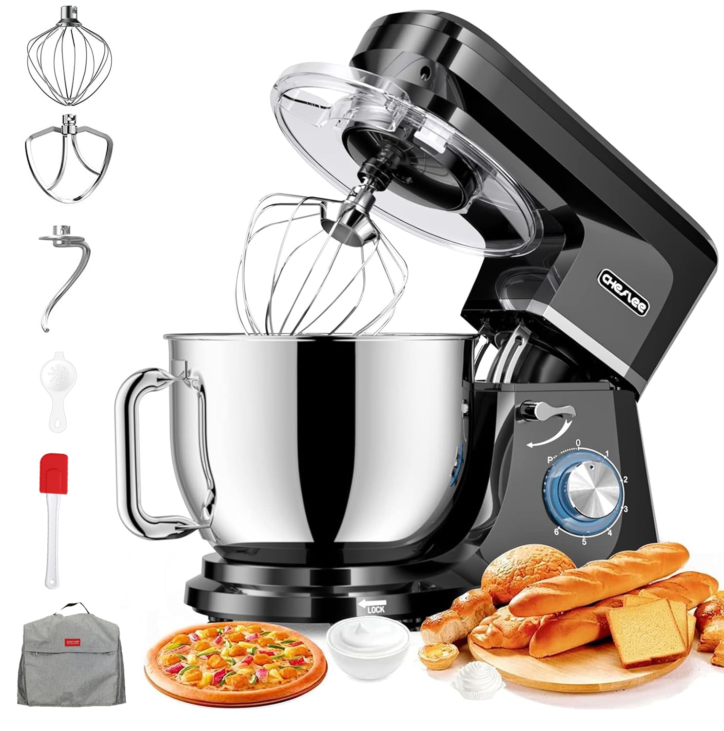 Cheflee Impastatrice Planetaria Professionale 1800W