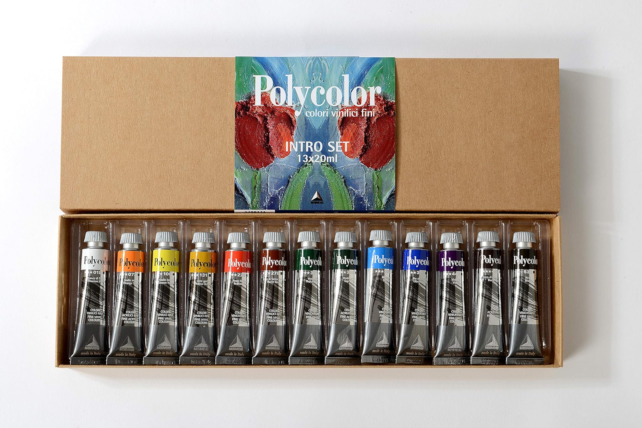 Maimeri Scatola 13 Tubi Colori Acrilici Polycolor