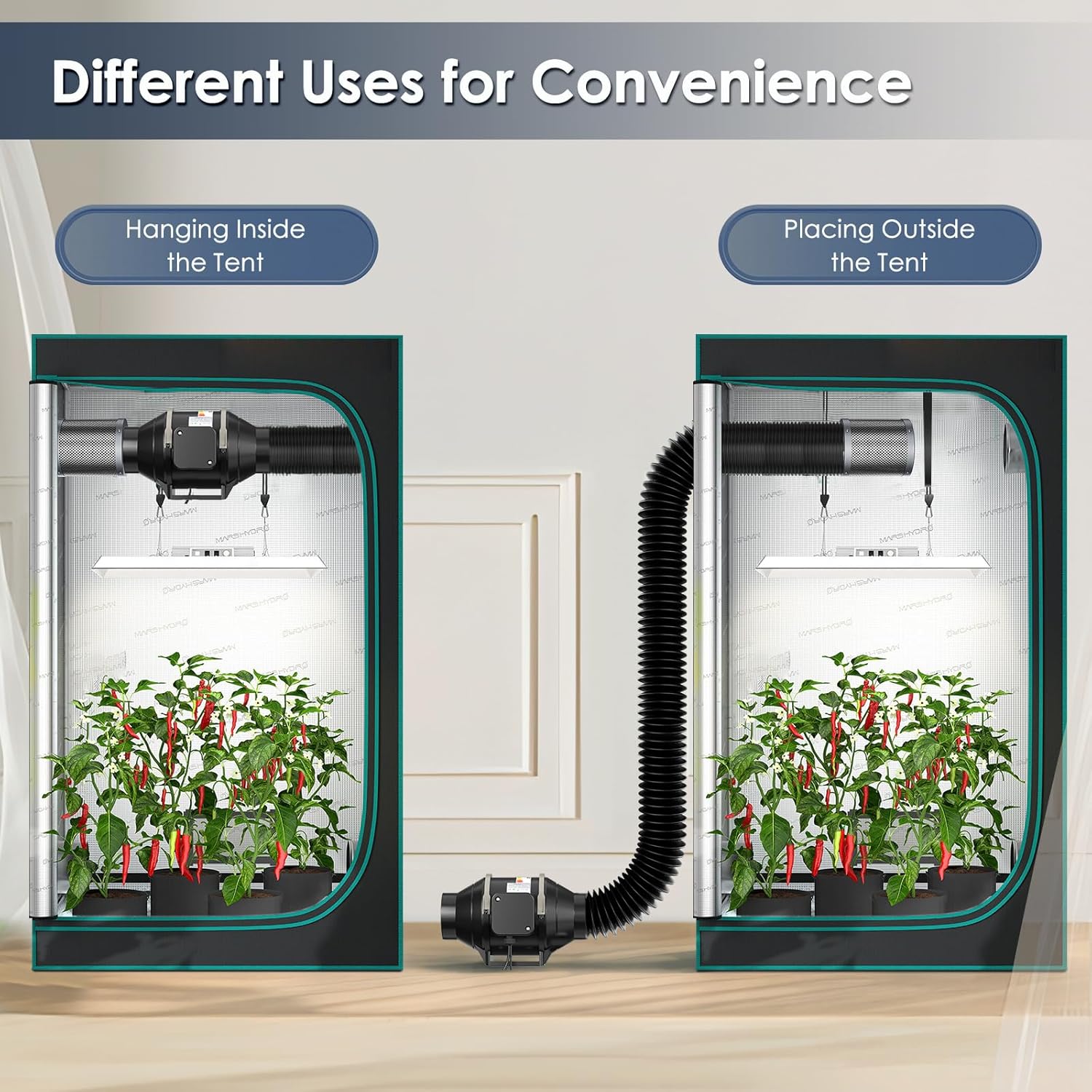 Ventilatore a Canale In Linea 4 Pollici 360 m³/h - immagine 2