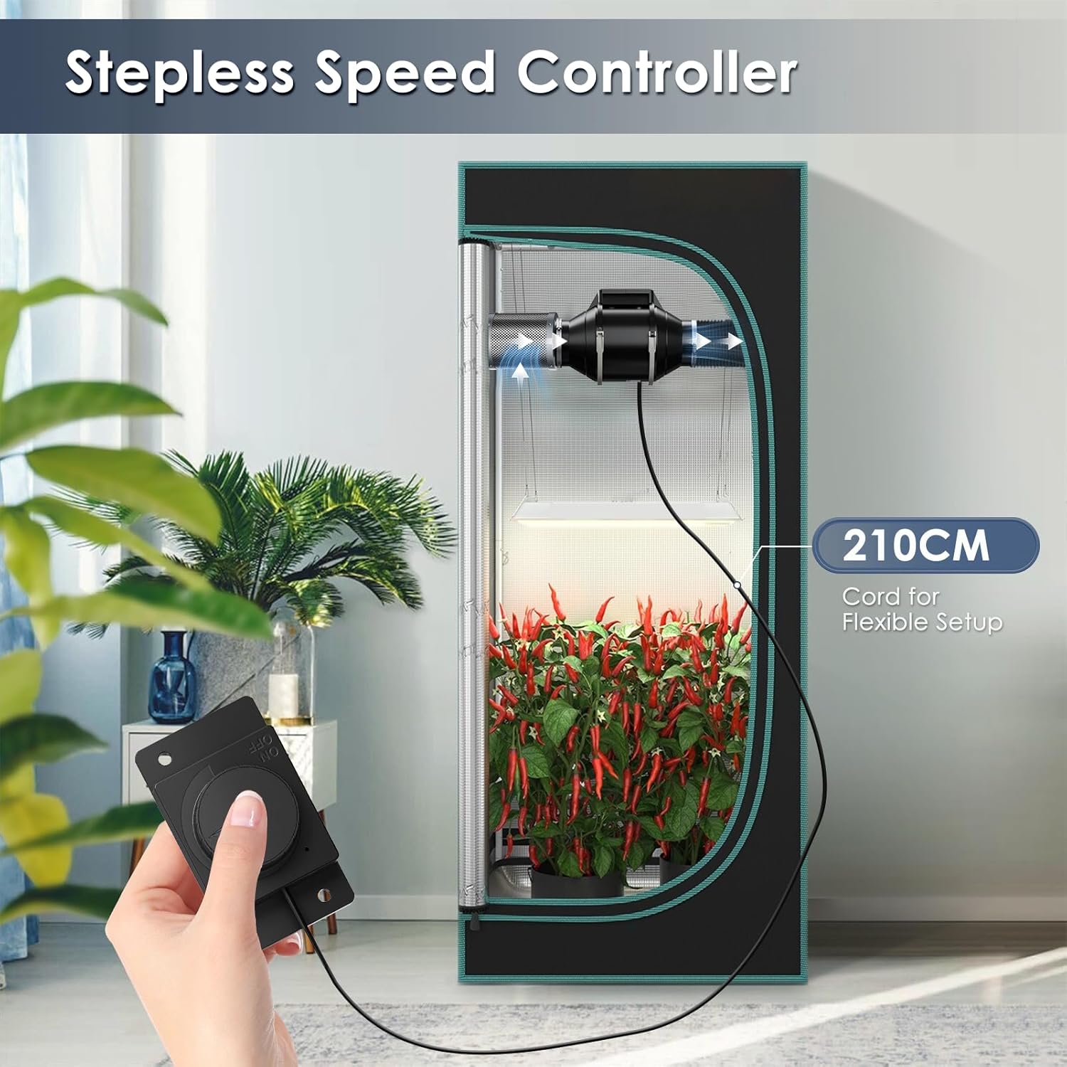 Ventilatore a Canale In Linea 4 Pollici 360 m³/h - immagine 4