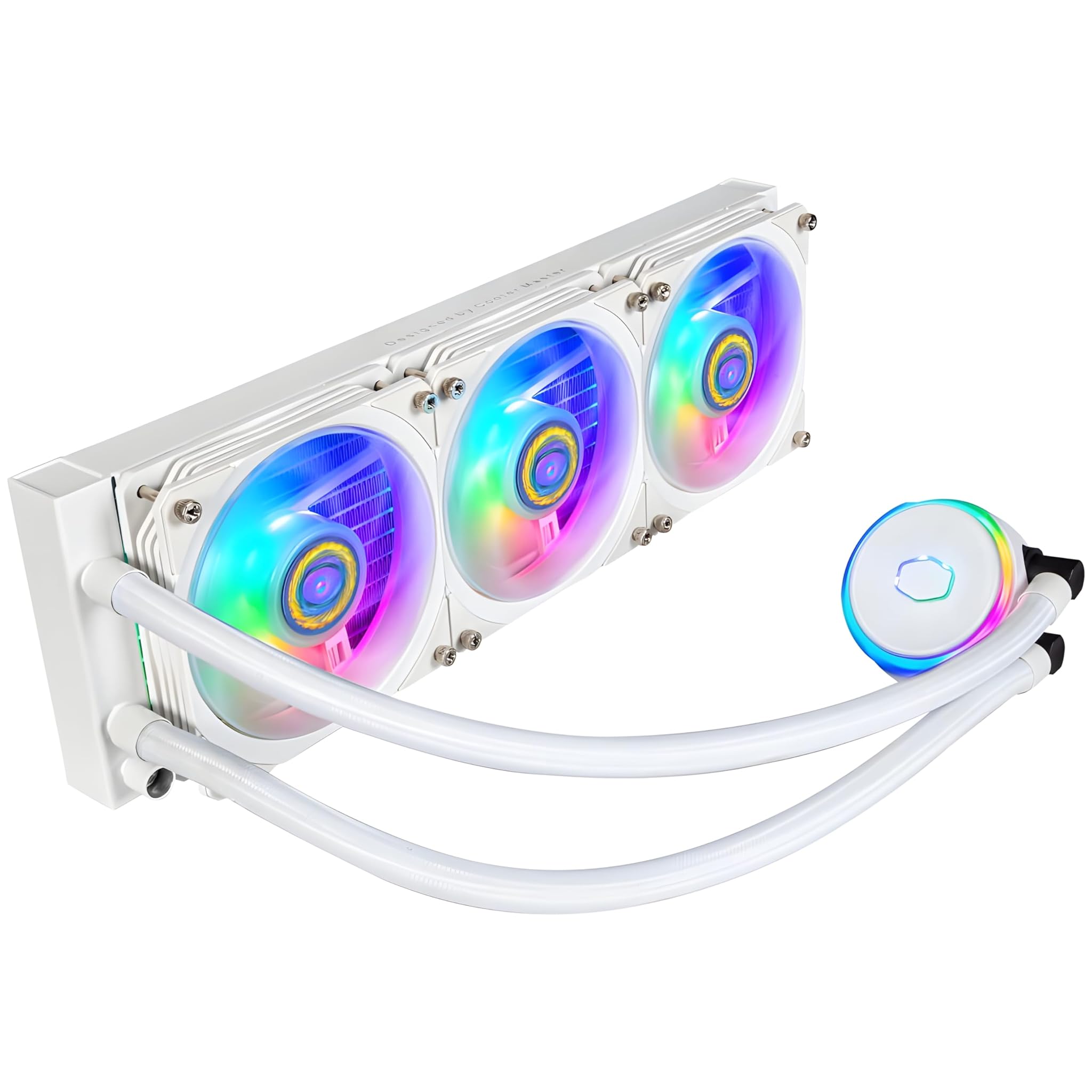 Cooler Master MasterLiquid PL360 Flux - AIO CPU, Bianca