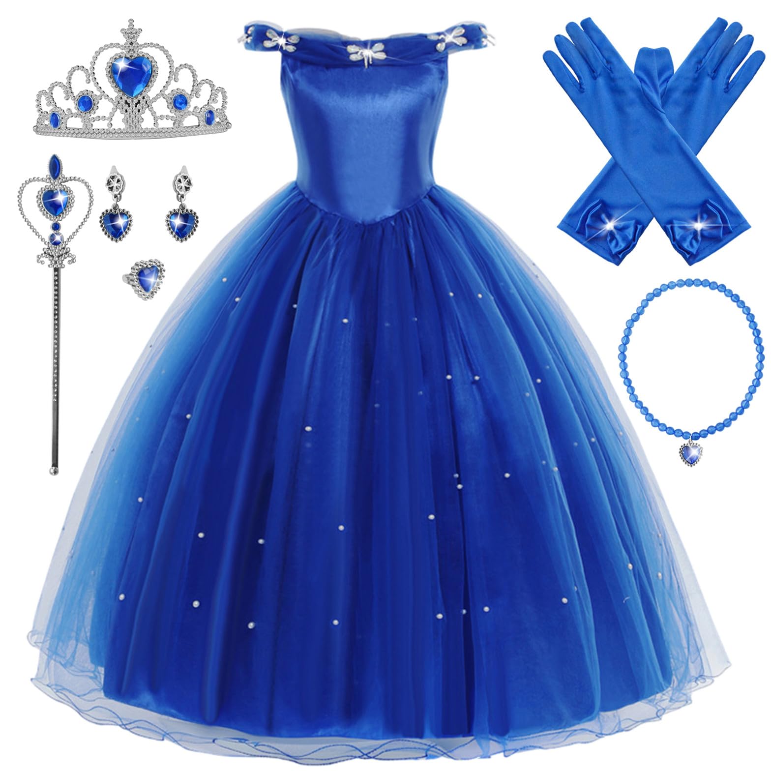 FStory&Winyee Costume Principessa Cenerentola Bambina