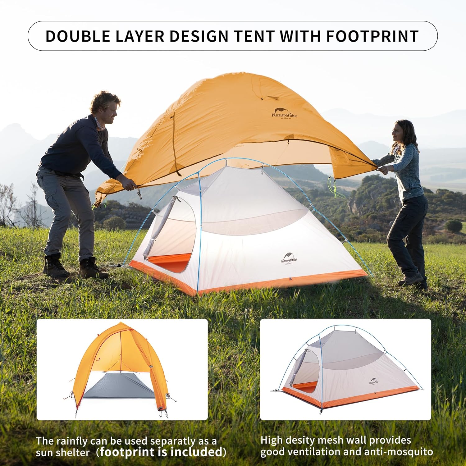 Naturehike Nh2499, Tenda Unisex - immagine 3