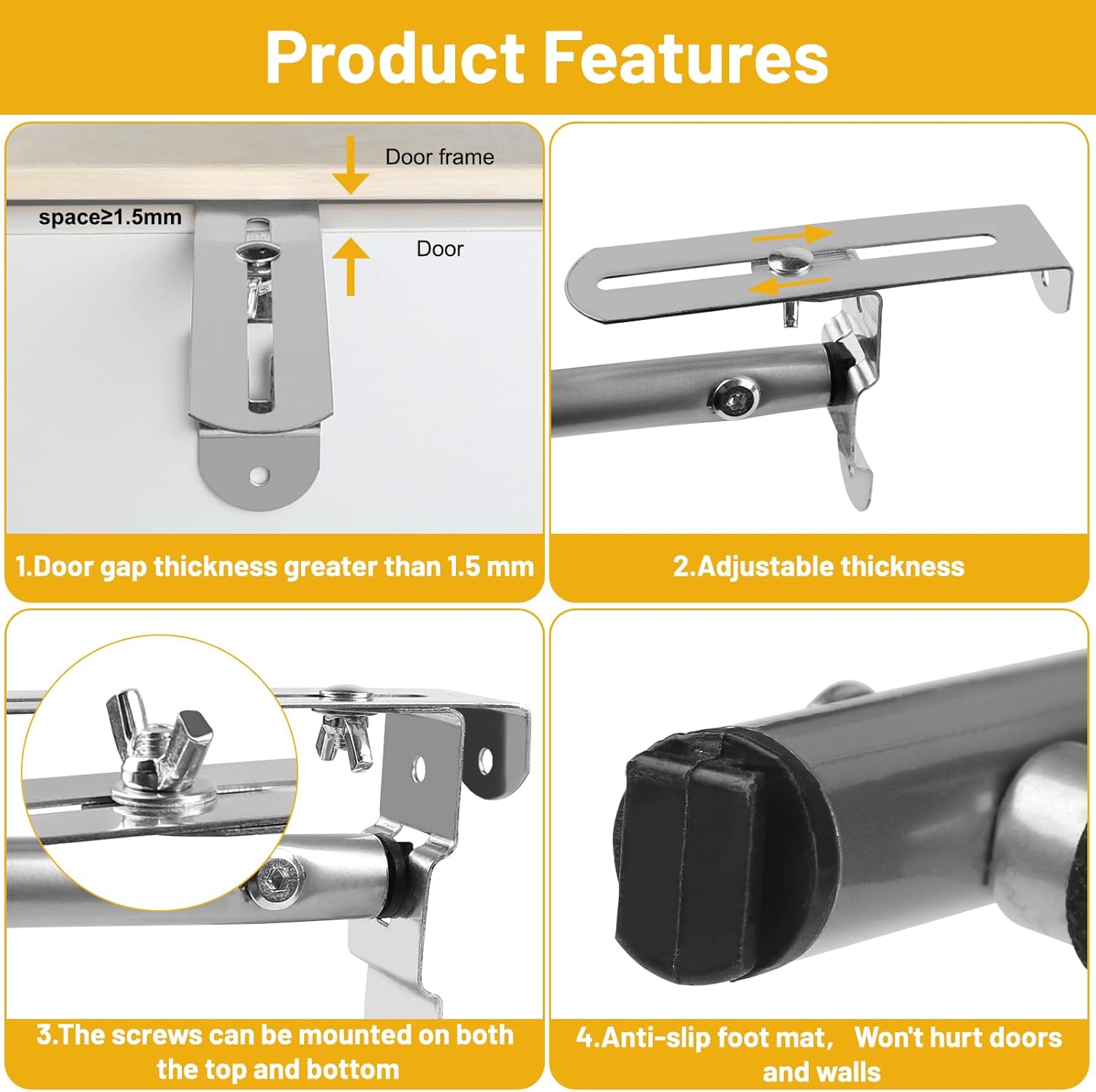 Dbreaks Scarpiera da Porta 10 Ripiani (2 Pezzi) - immagine 4