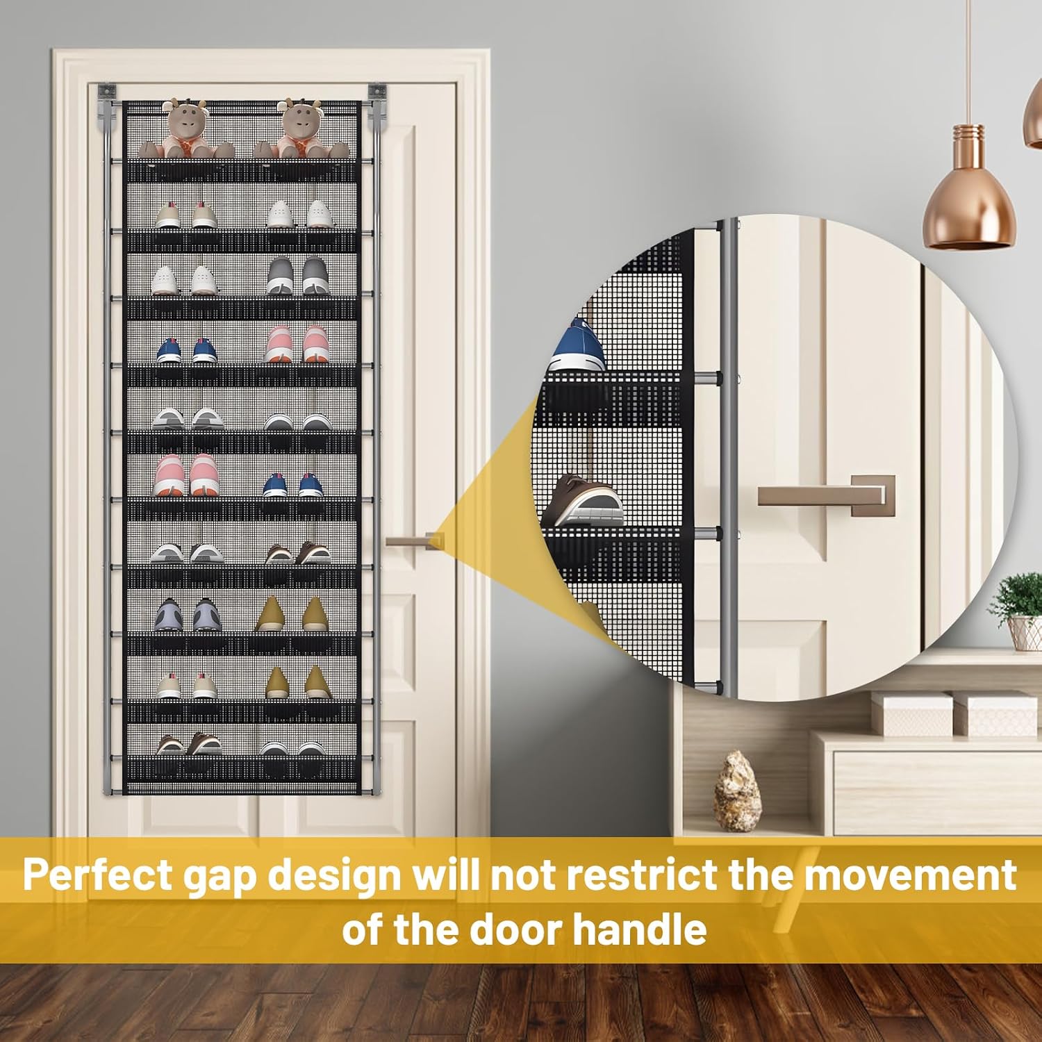 Dbreaks Scarpiera da Porta 10 Ripiani (2 Pezzi) - immagine 6