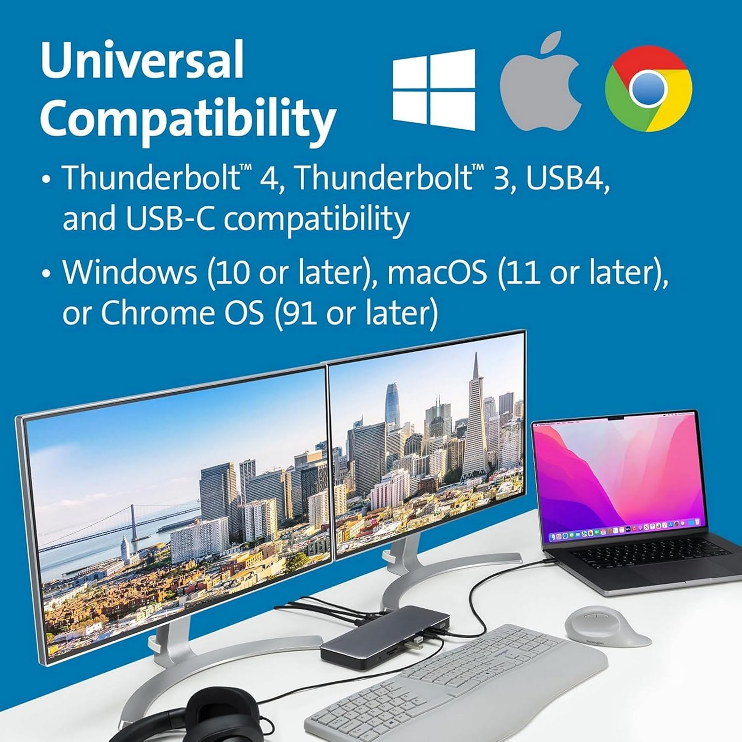 Kensington SD5760T Docking Station Thunderbolt 4 - immagine 3