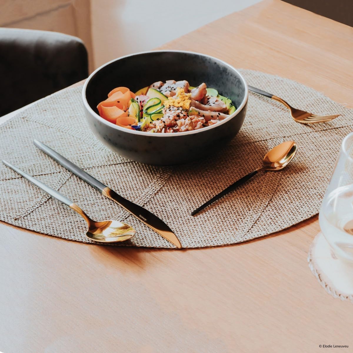 Amefa Soprano Oro/Nero - Set di posate 24 pezzi - immagine 4