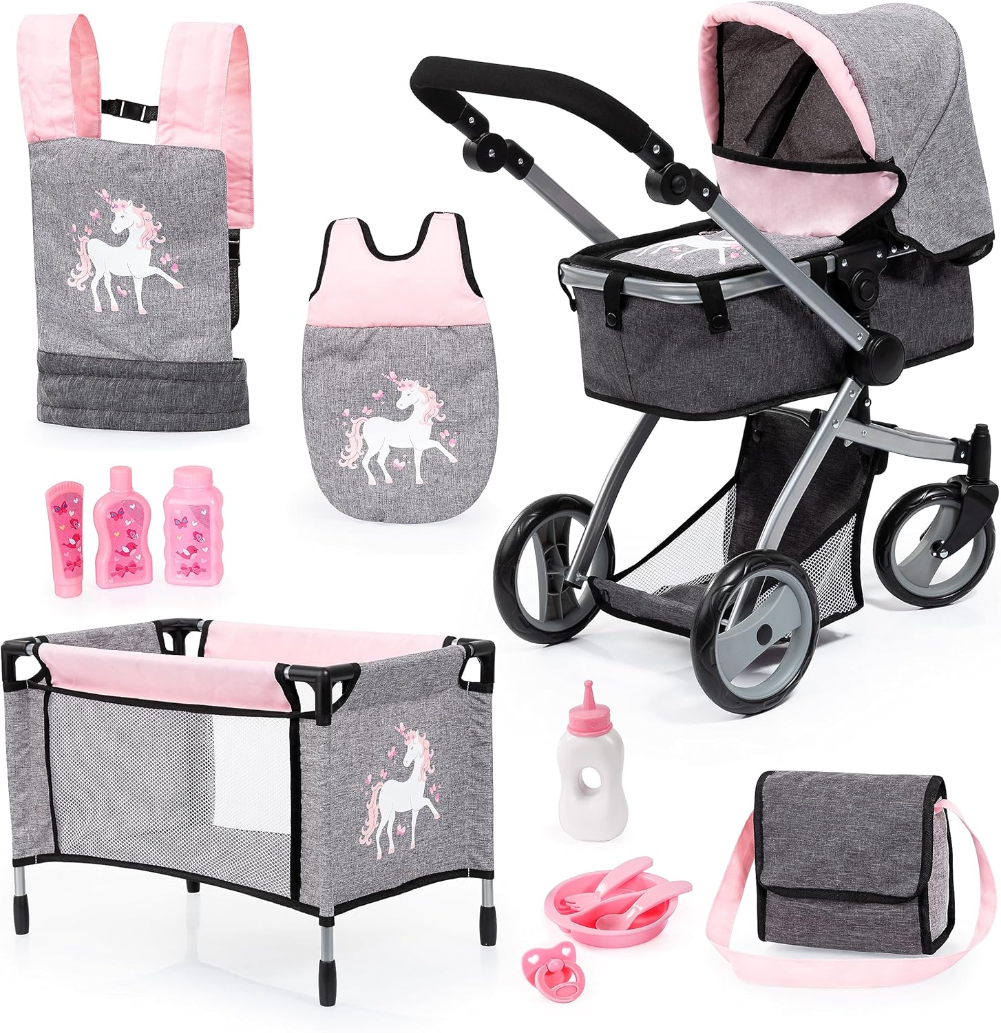 Bayer Design Carrozzina per Bambole Trasformabile - immagine 1