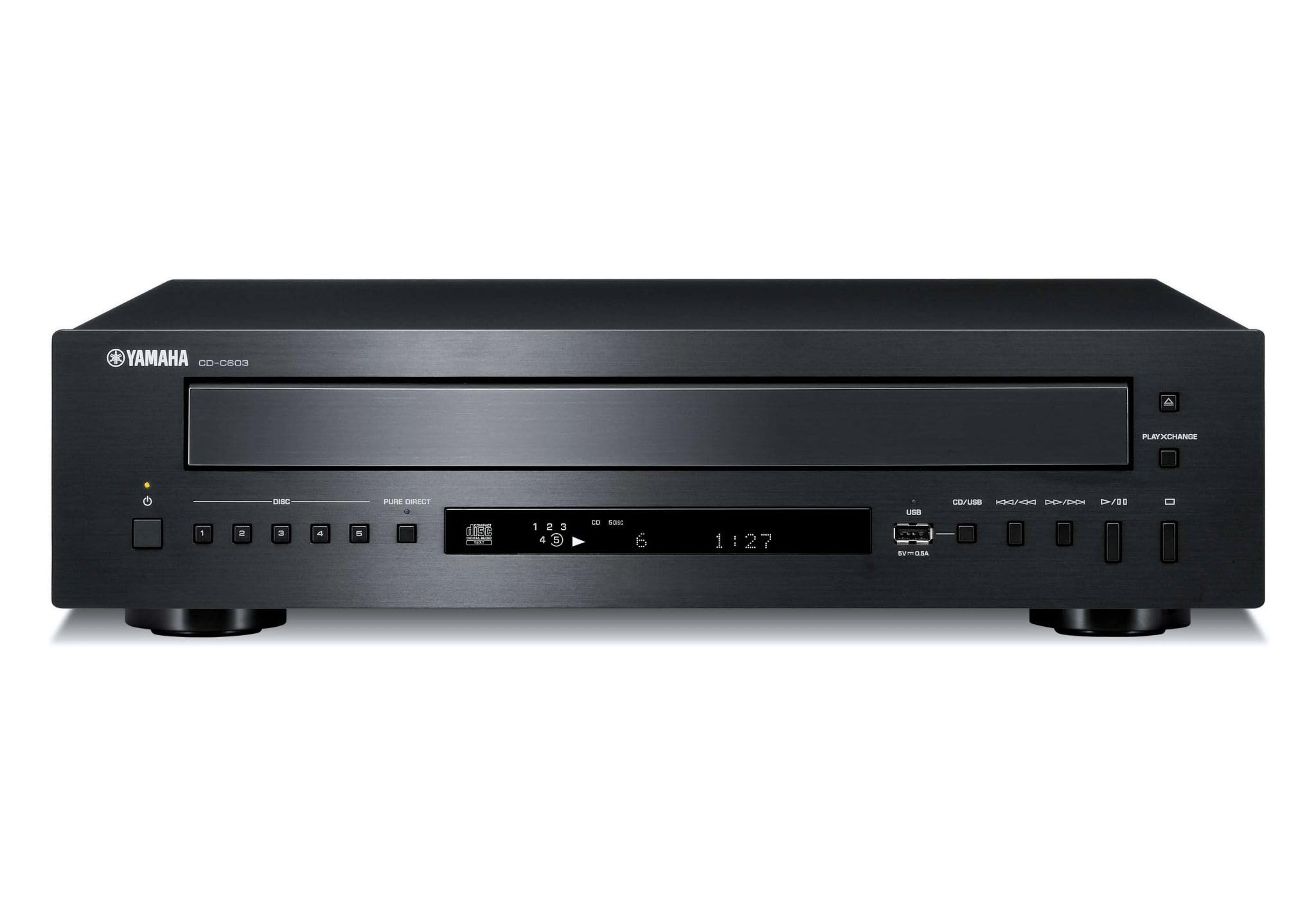 Yamaha CD-C603 CD-Changer 5 Dischi, Nero