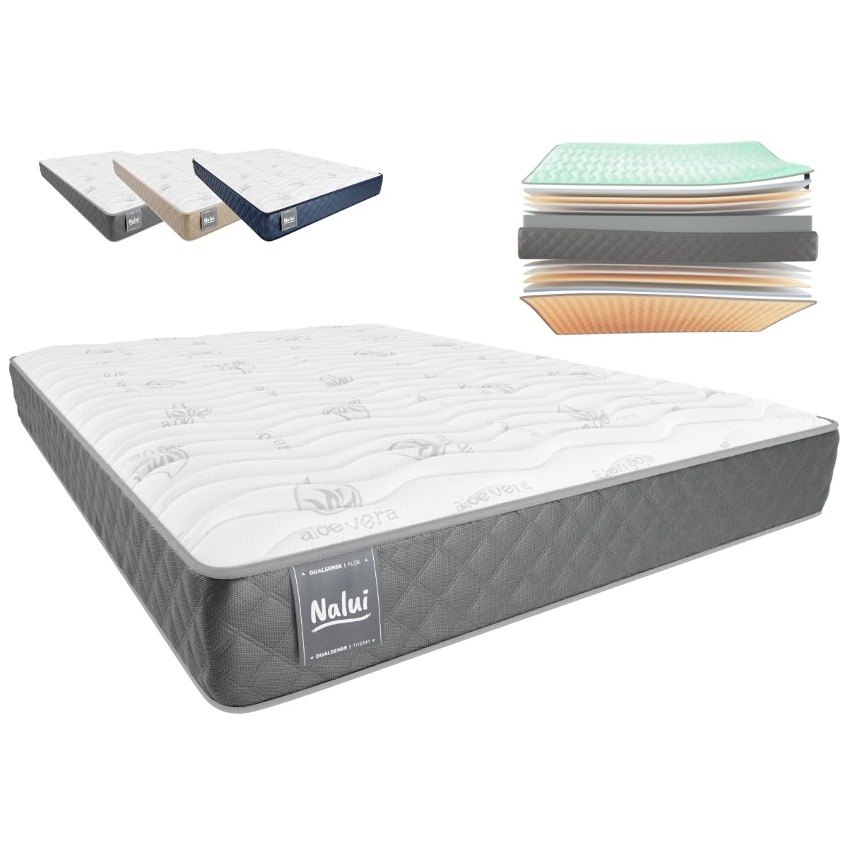 Zz Don Descanso - Materasso Viscoelastico Aloe Vera 21cm