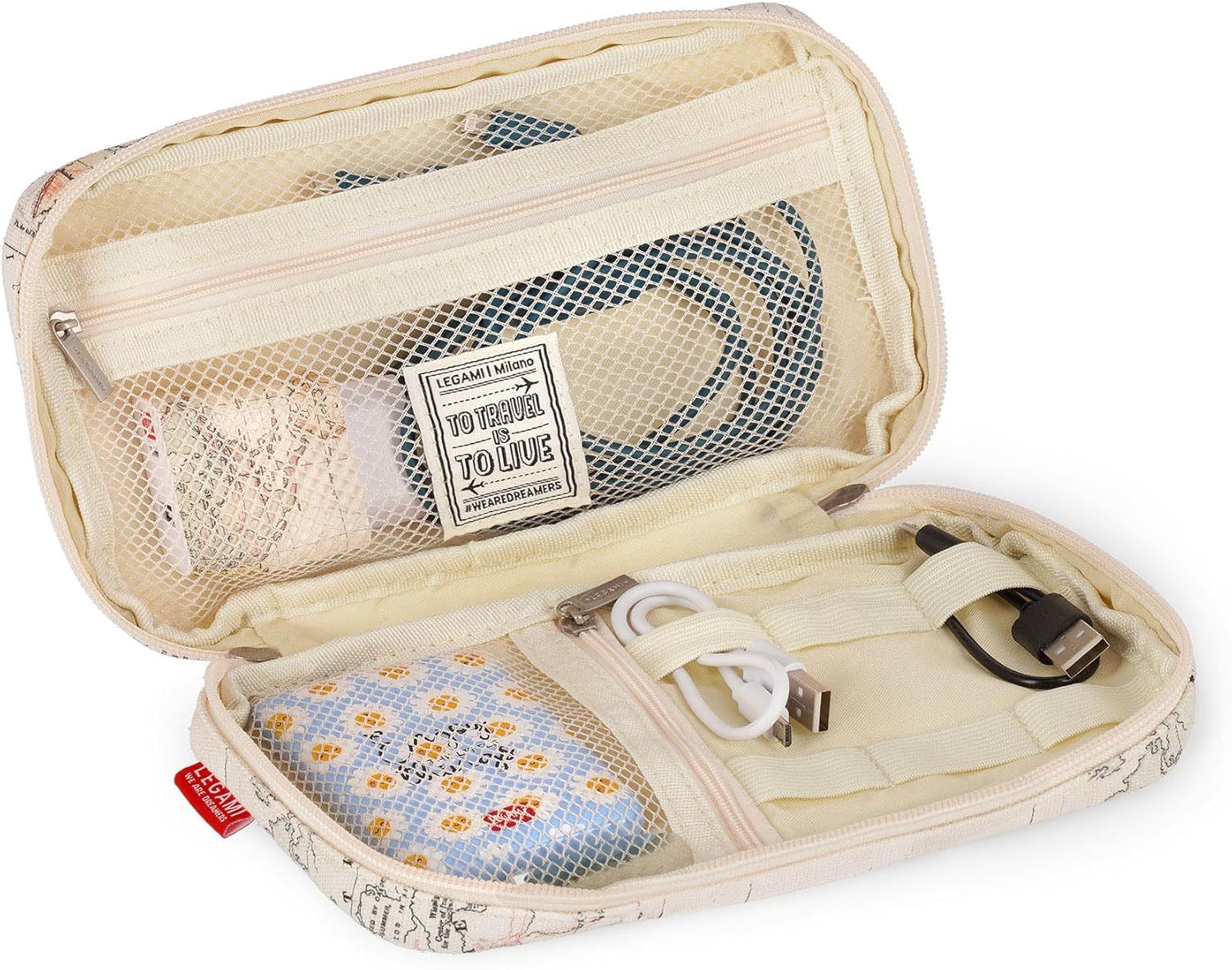 Legami - Organiser per Cavi da Viaggio 23,8x14x4,7cm - immagine 5