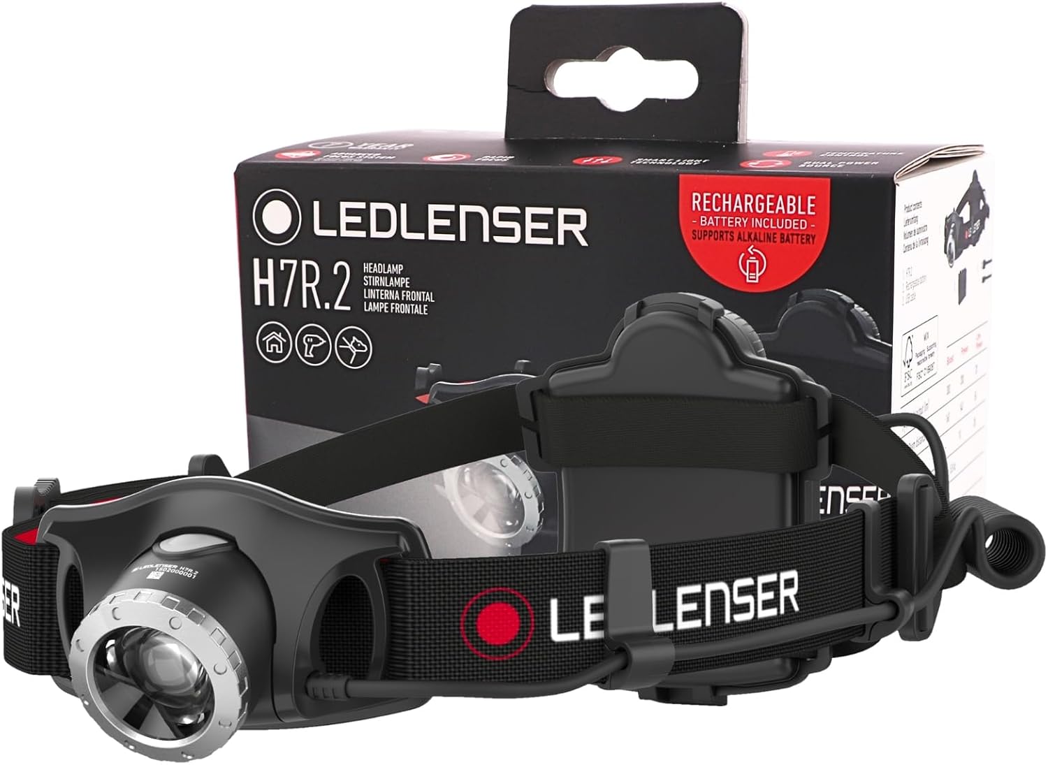 Ledlenser H7R.2 Torcia Frontale LED Ricaricabile - immagine 1