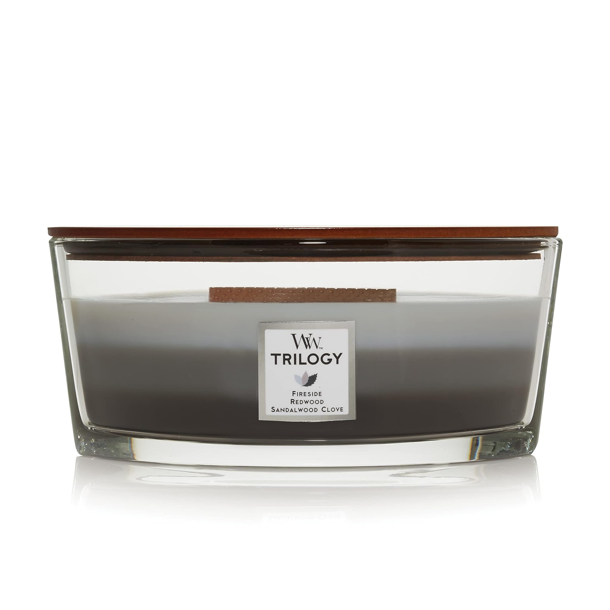 Woodwick Trilogy Candela Ellipse Warm Woods 50h