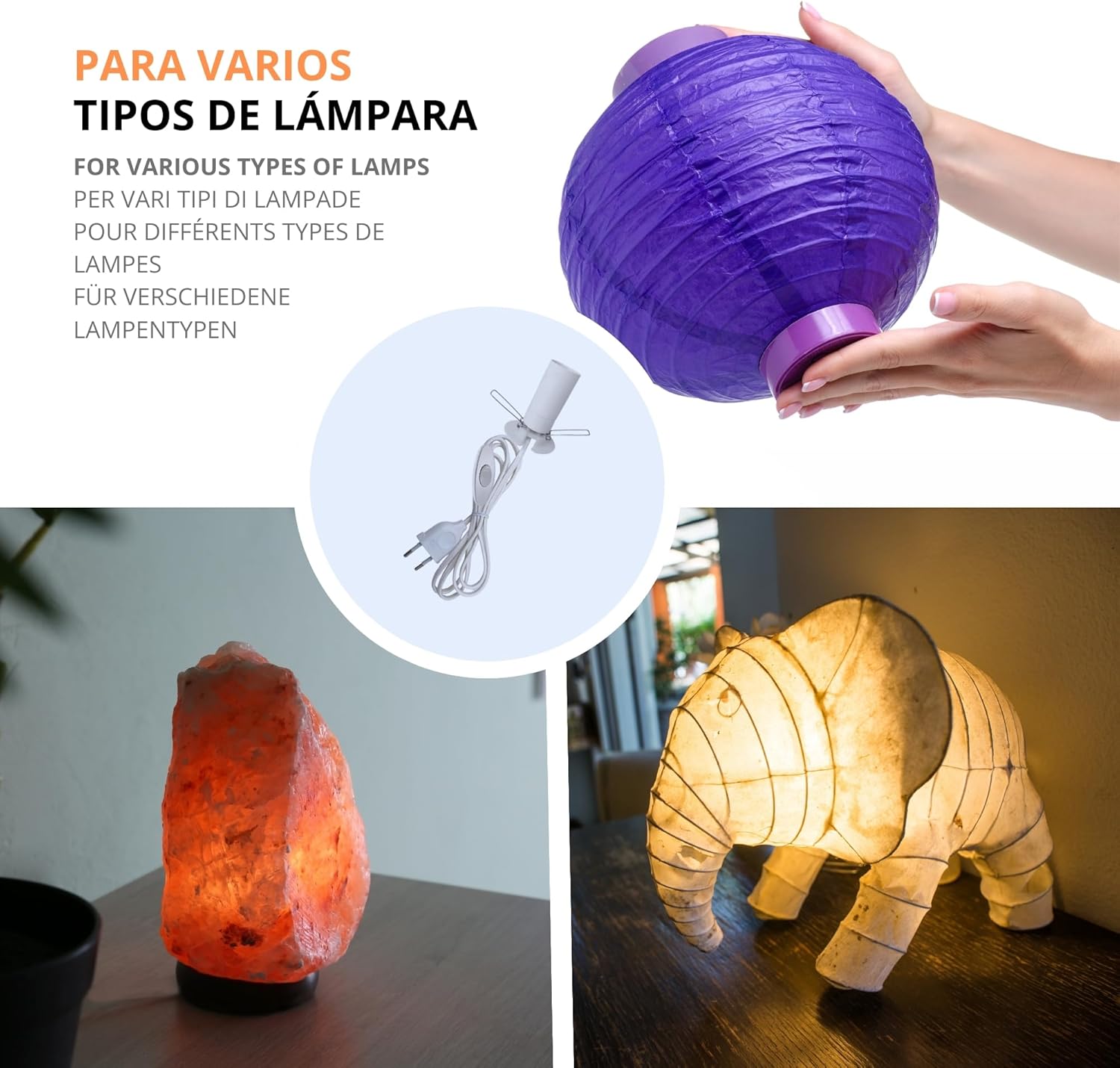 HALOTEC Cavo per Lampada di Sale 1,2 Metri - immagine 7