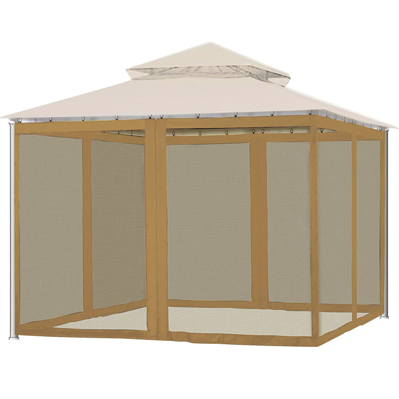 Zanzariera di Ricambio per Gazebo con Cerniera