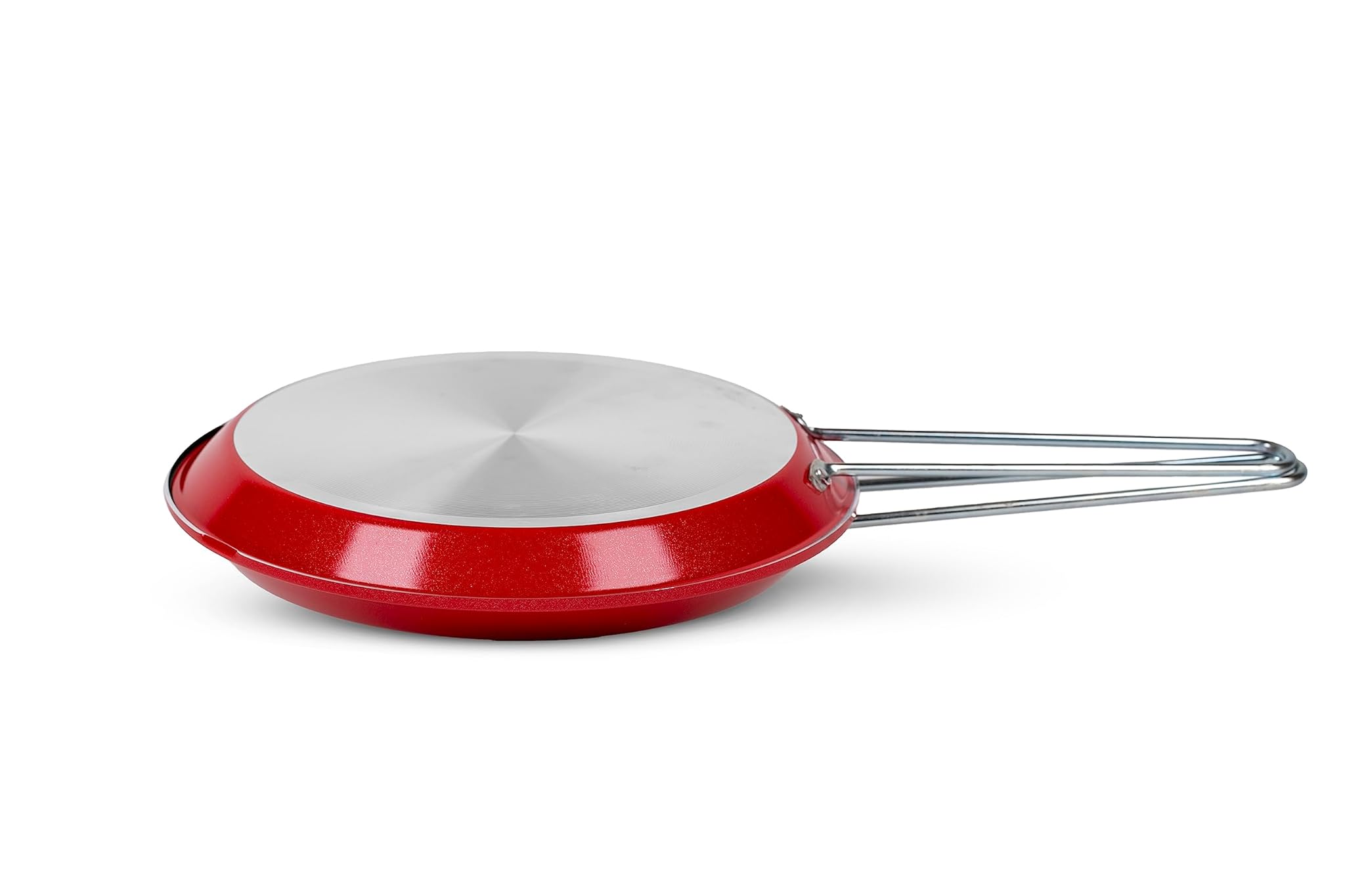 Zanetti Padella Girafrittata Doppia Antiaderente 26cm, Rosso