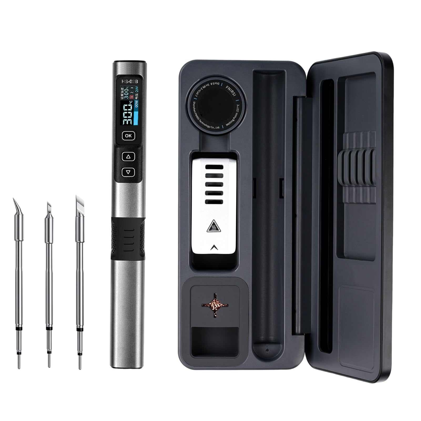 Kit Saldatore Digitale HS-02B 100W, DC9-24V