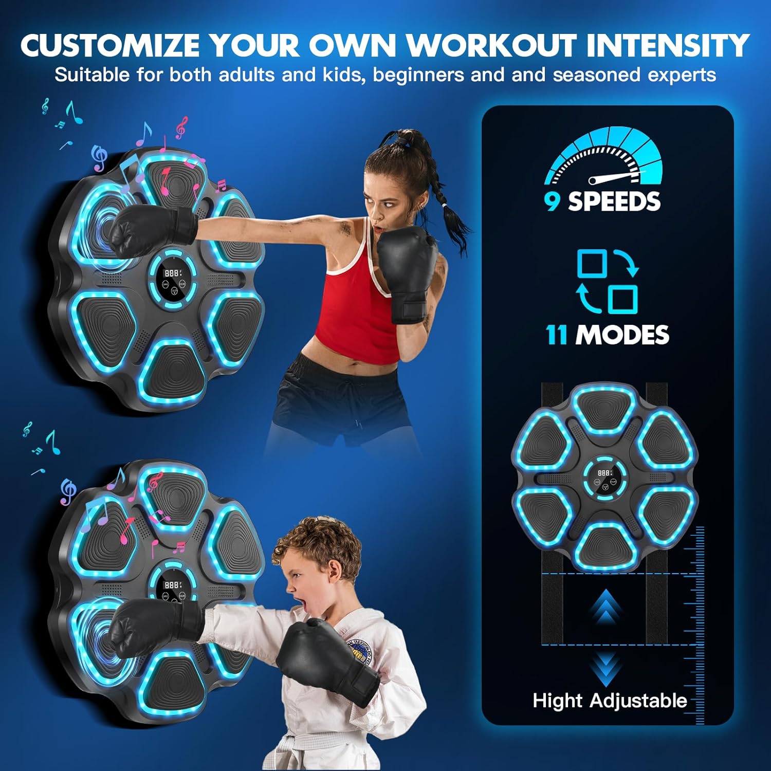 Macchina da Boxe Musicale con Bluetooth da Parete - immagine 3