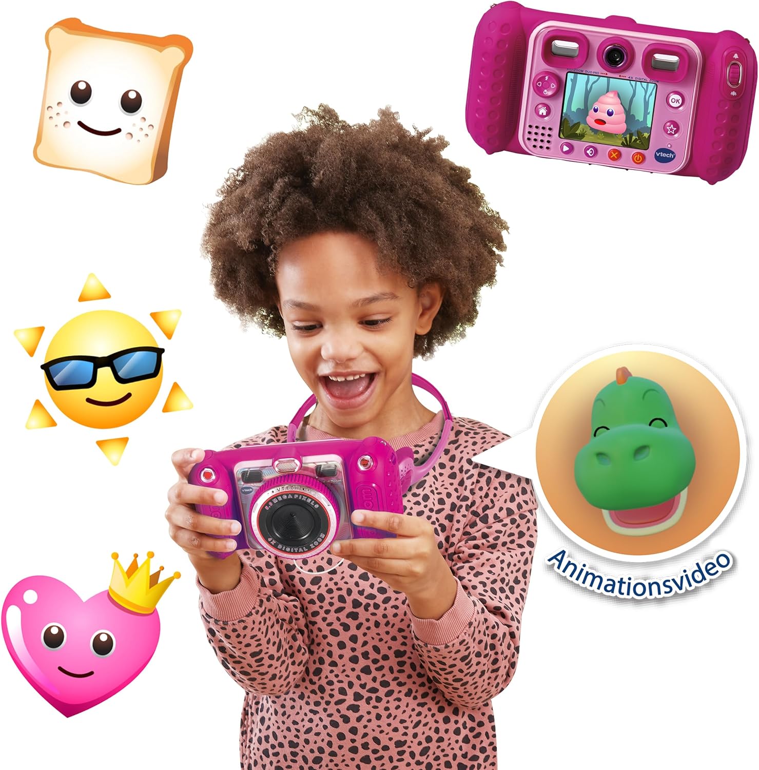 KidiZoom Duo Pro - Custodia per il trasporto, colore: Rosa - immagine 7