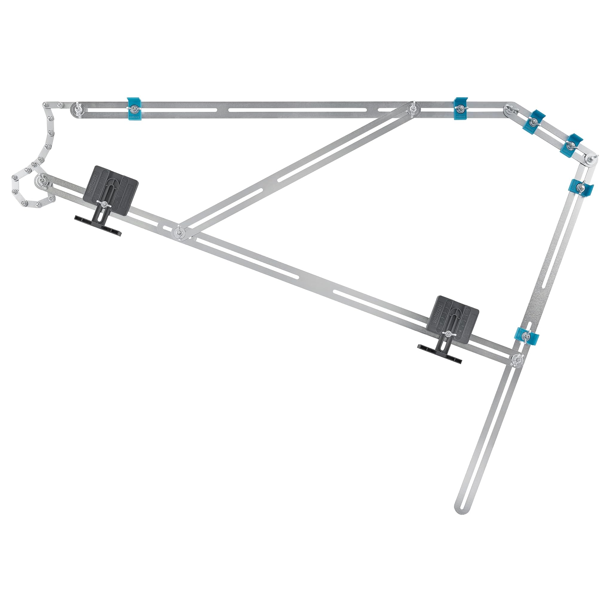 wolfcraft Dima per scale I 5210000 I Per la misurazione dei gradini