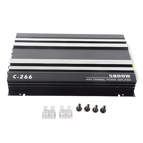 prime car amps. + Amplificatore a gamma completa da 5800 W 12V Amplificatore per auto Amplificatore ad alta potenza Hi-Fi audio portatile audio stereo Subwoofer