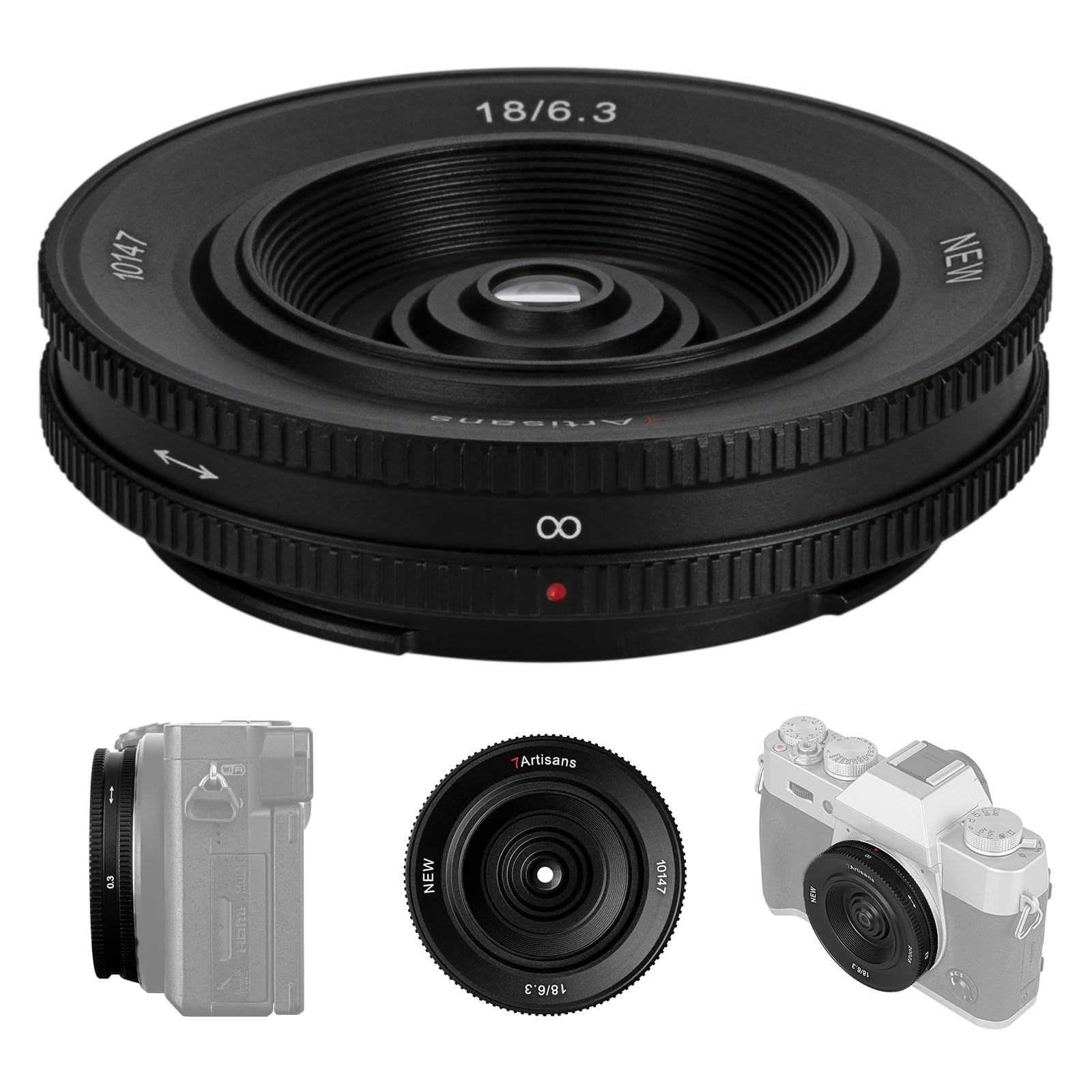 7artisans 18mm F6.3 Ⅱ APS-C Obiettivo Prime MFT