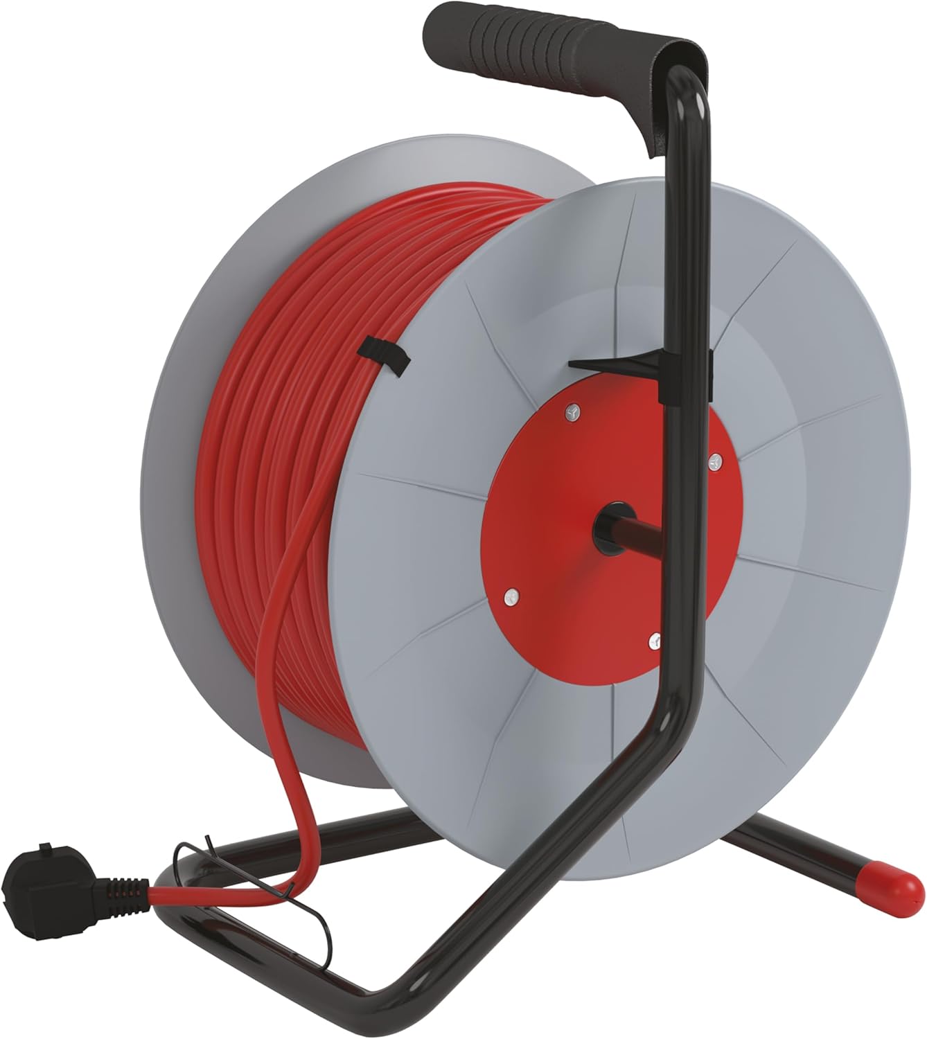 Emos - Avvolgicavo 50m con Interruttore e 4 Prese - immagine 5