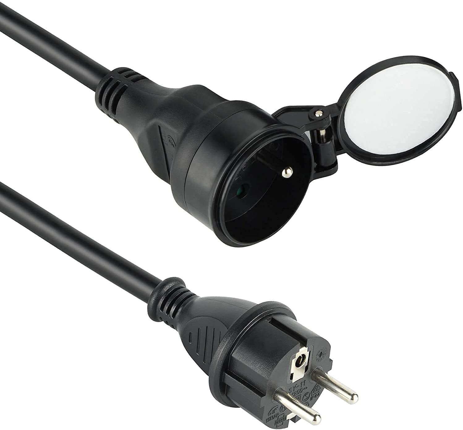 Electraline 200121 Prolunga professionale impermeabile IP44, 5 m