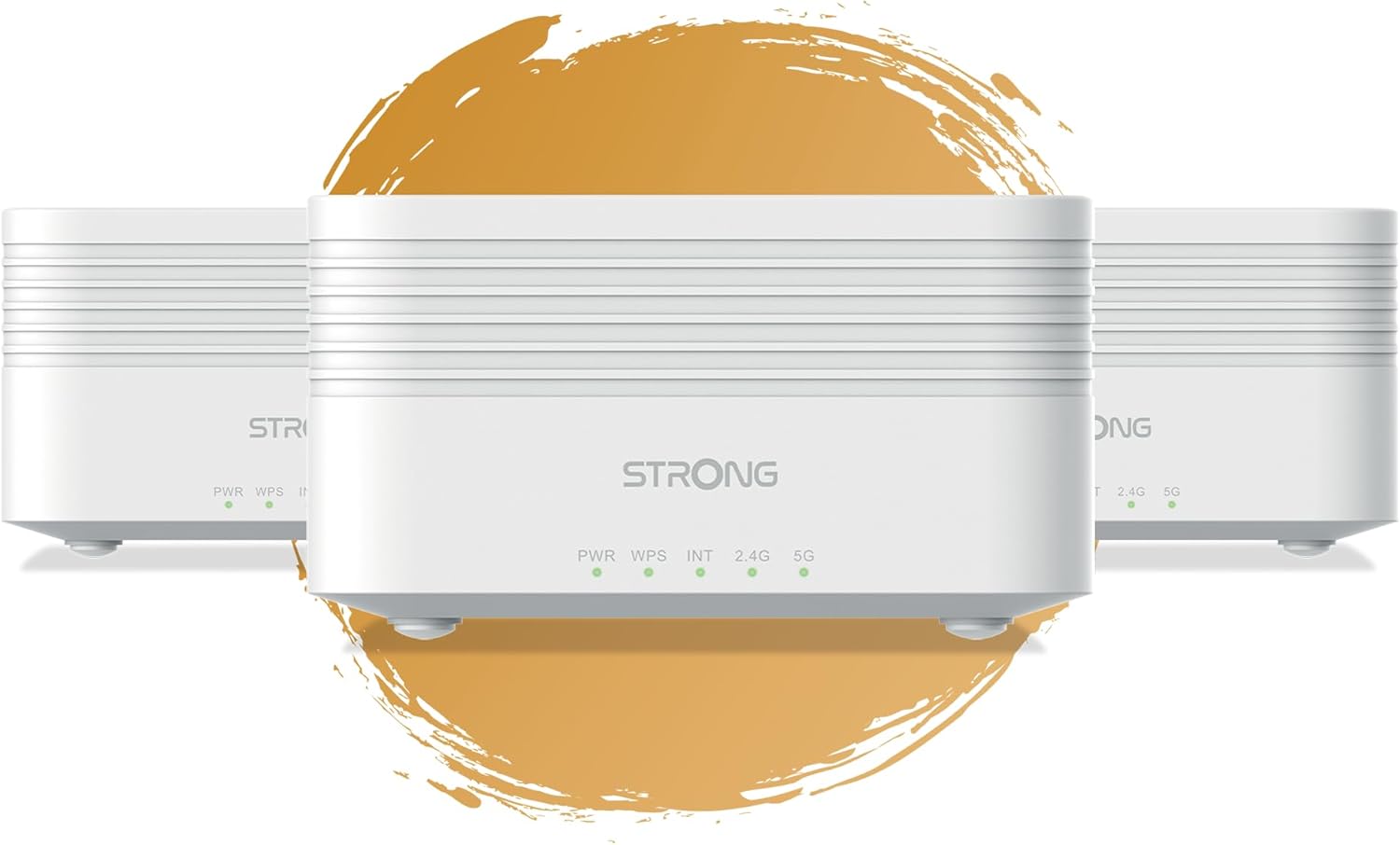 Strong - 3x Atria Mesh Kit AX3000 - Amplificatore WiFi 6, Bianco - immagine 4