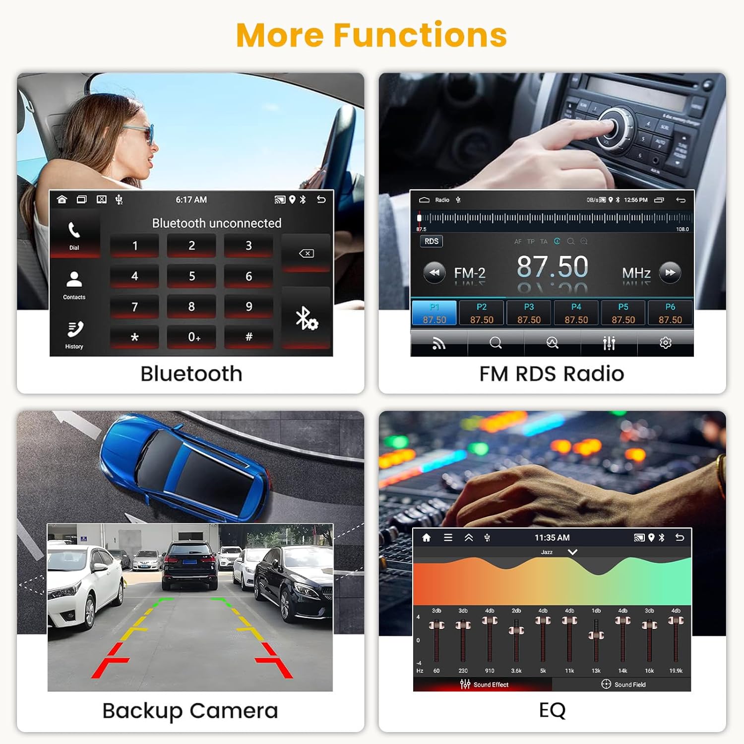 Fuluku Autoradio Android 7'' per VW Passat, Golf, Polo - immagine 6