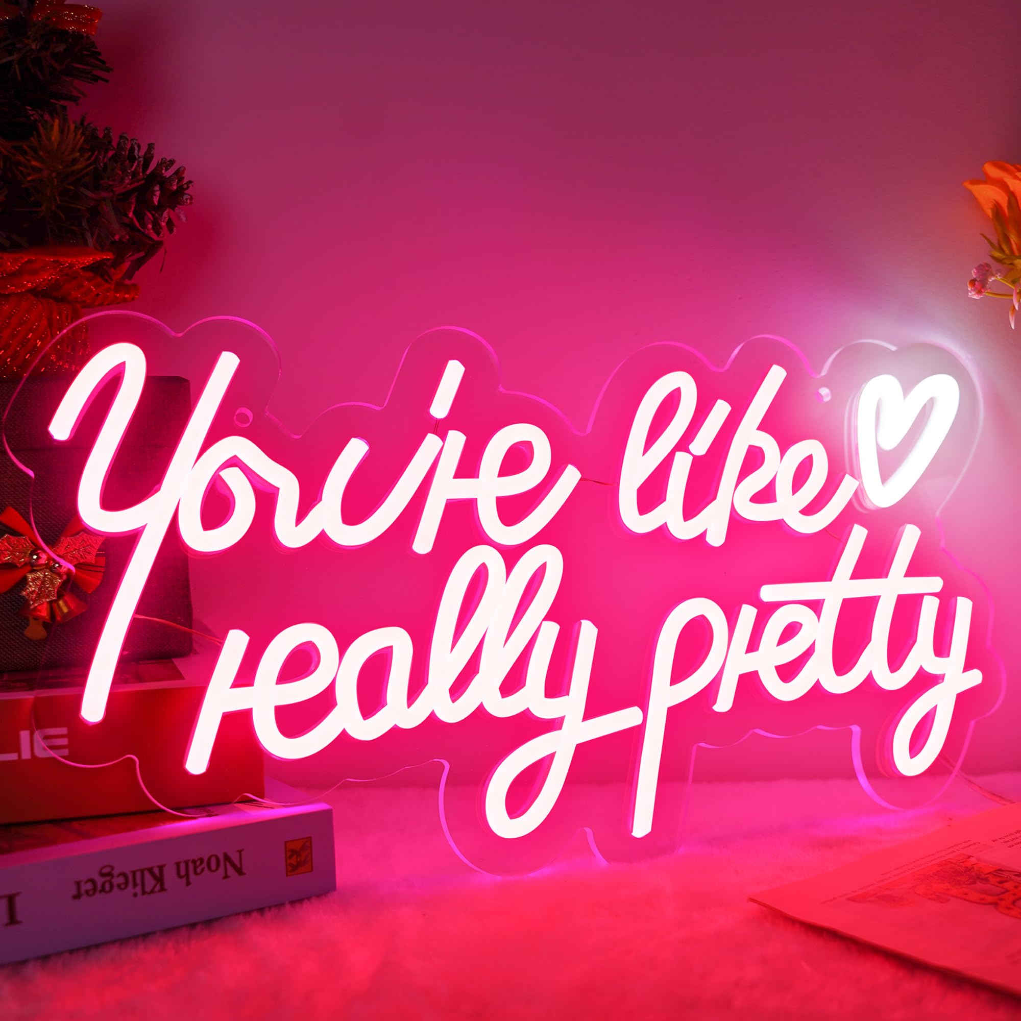 You're Like Really Pretty Insegna al Neon LED Rosa