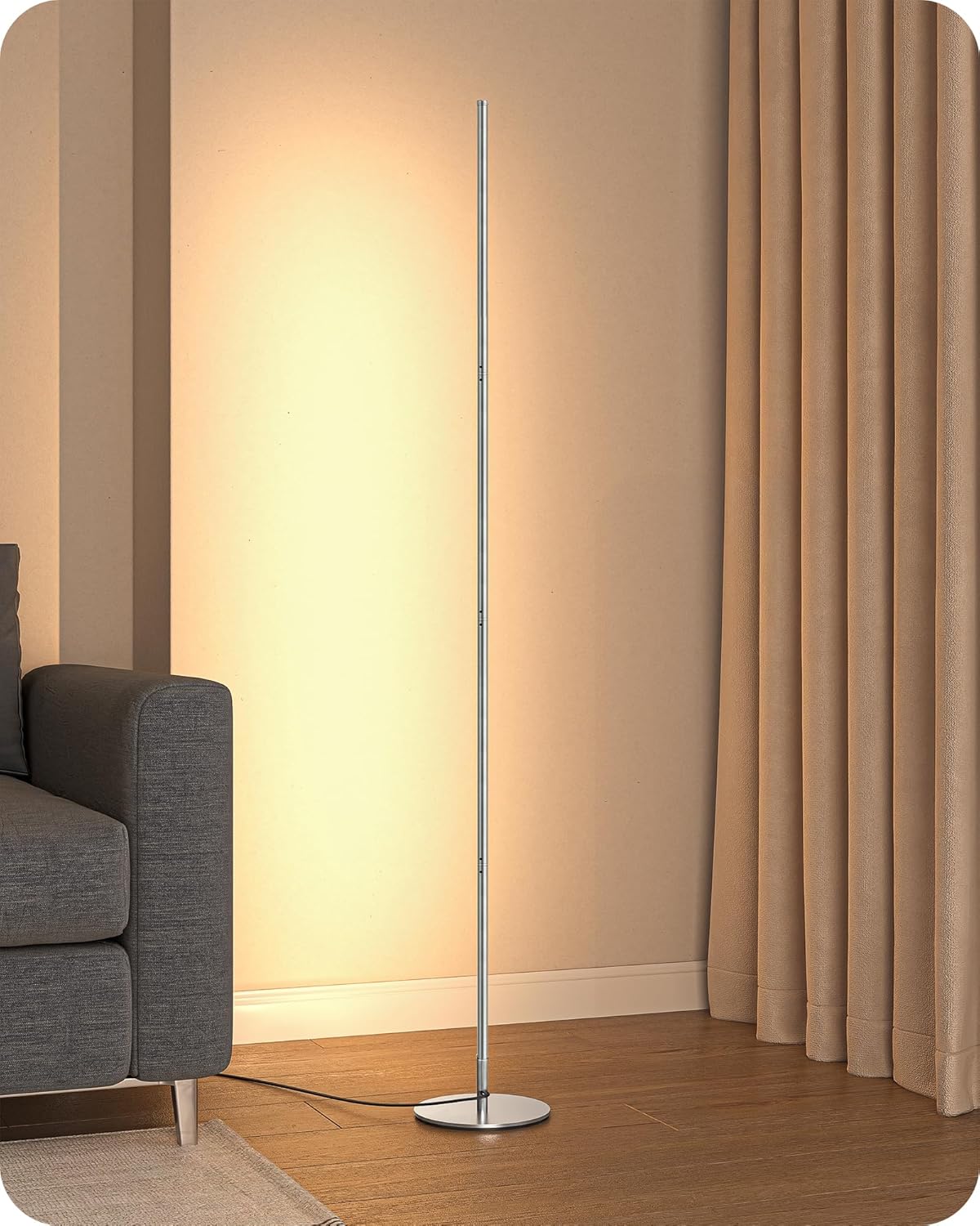 EDISHINE Lampada da Terra LED Dimmerabile Continua - immagine 1