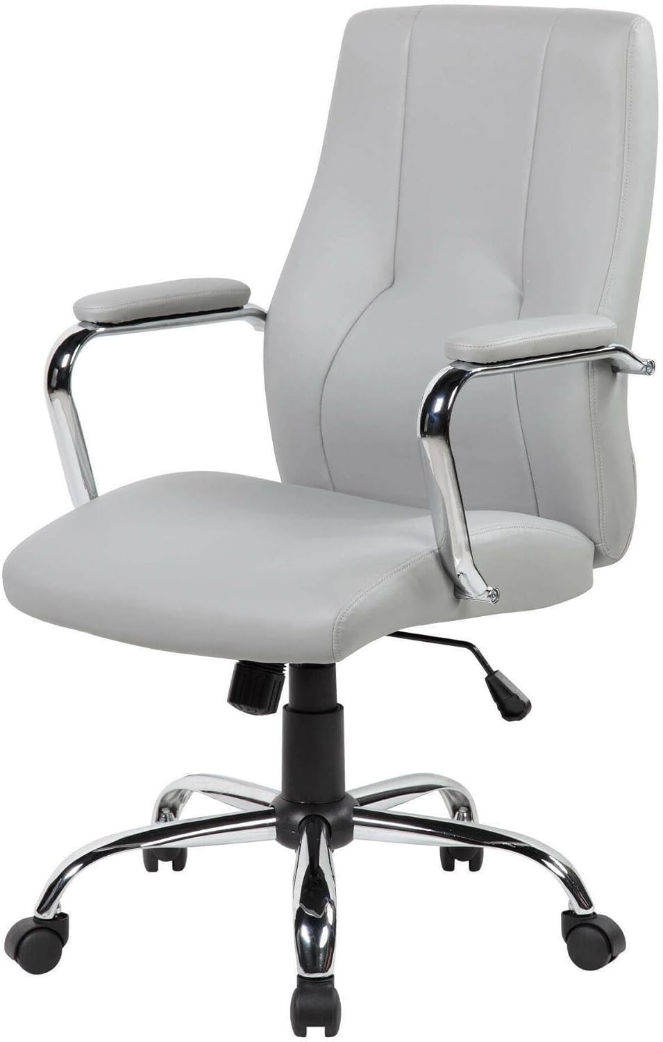 Sedia da Ufficio Hobart - Poltrona Direzionale Ergonomica, Grigio