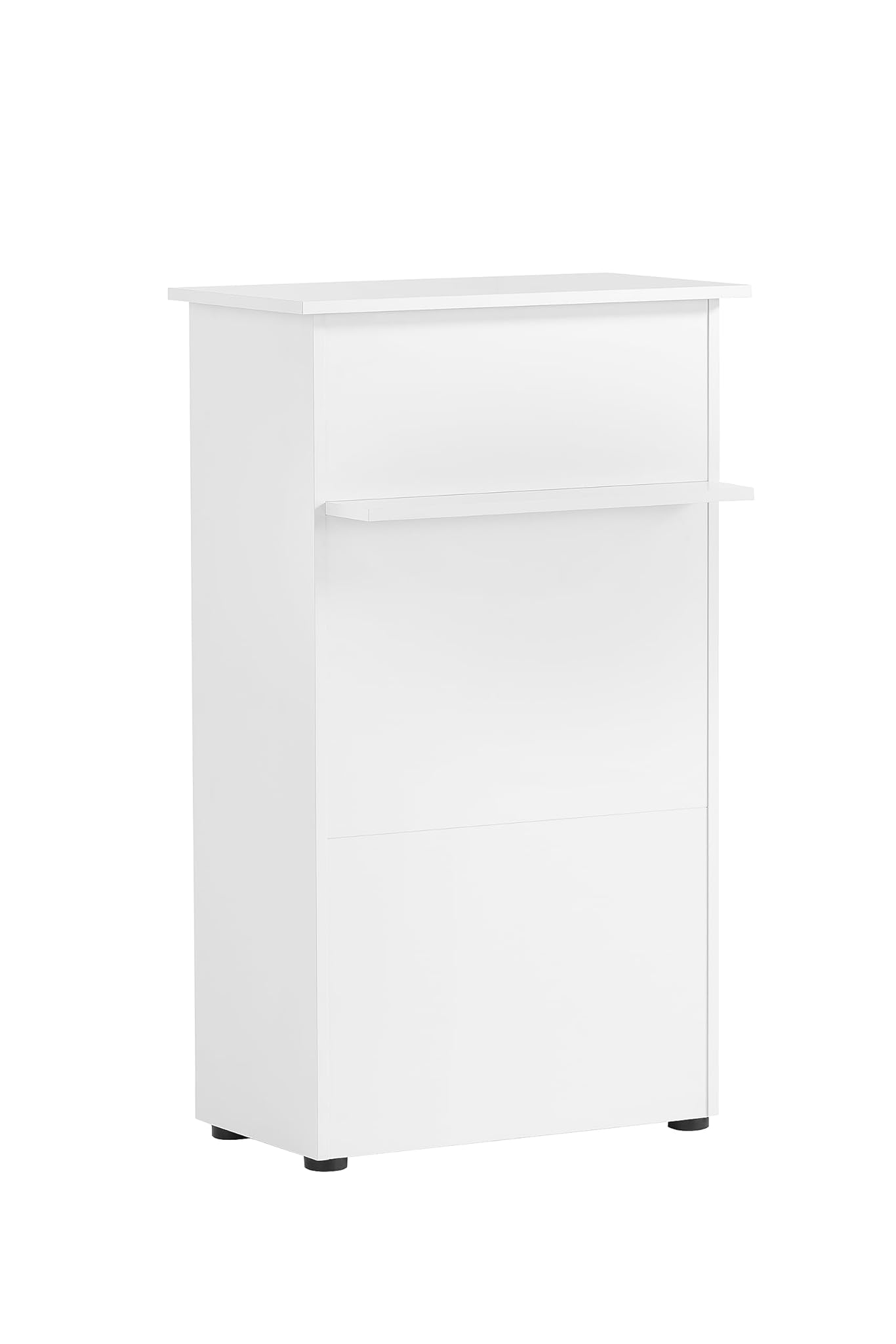 Schildmeyer Banco reception, materiale legno, bianco opaco, 65,8 x 44 x 110,5 cm