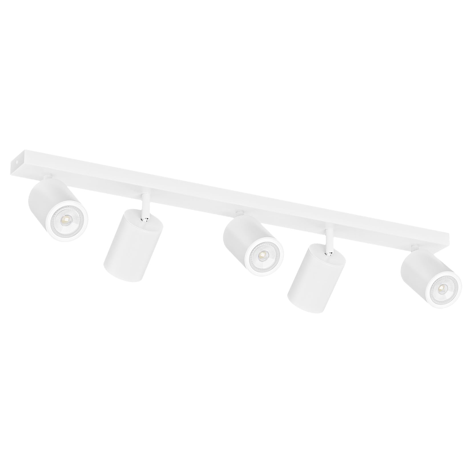 Klighten Faretti da Soffitto Orientabili Bianco 5 Luci GU10
