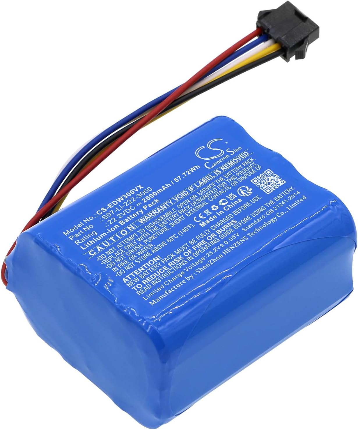 Techtek Batteria Compatibile per Ecovacs Winbot X - immagine 1