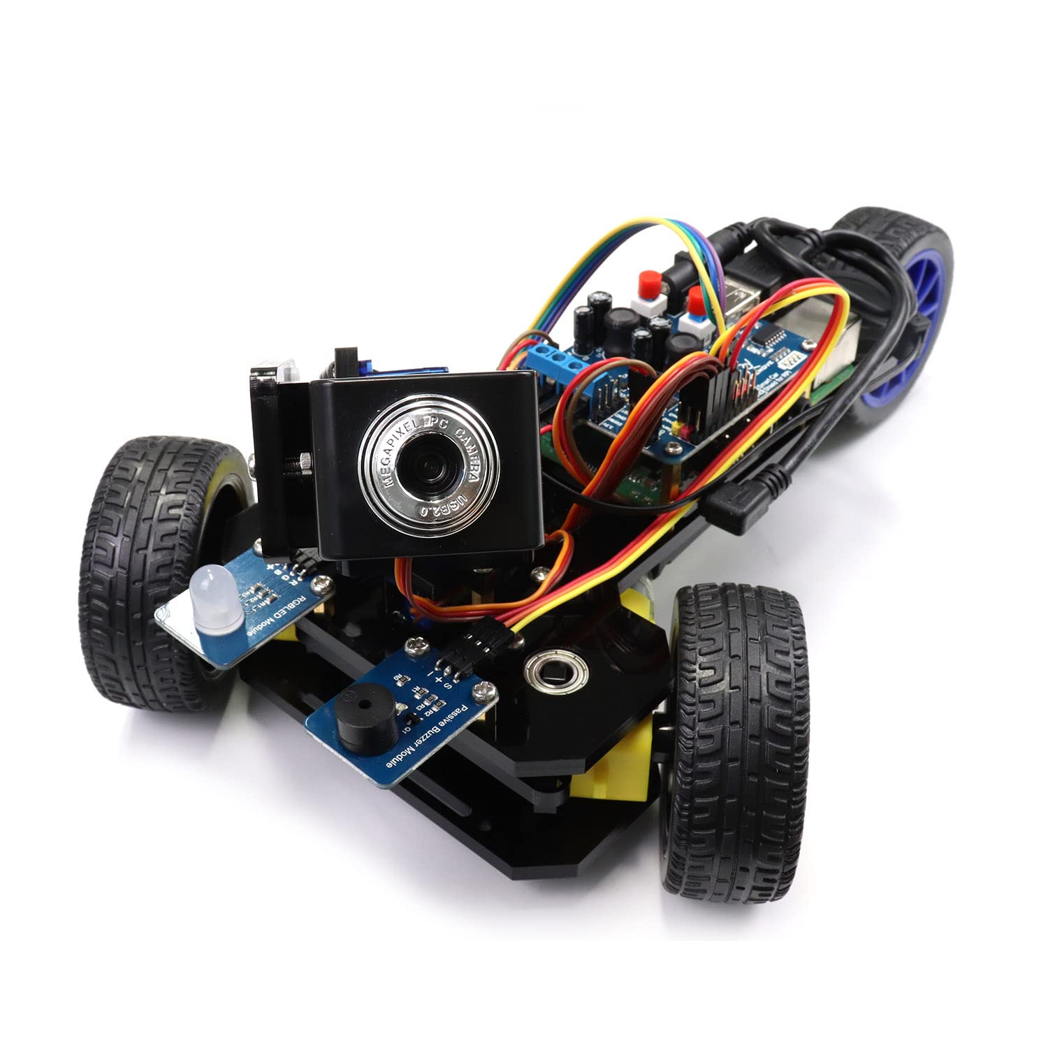 Freenove Three-Wheeled Smart Car Kit for Raspberry Pi